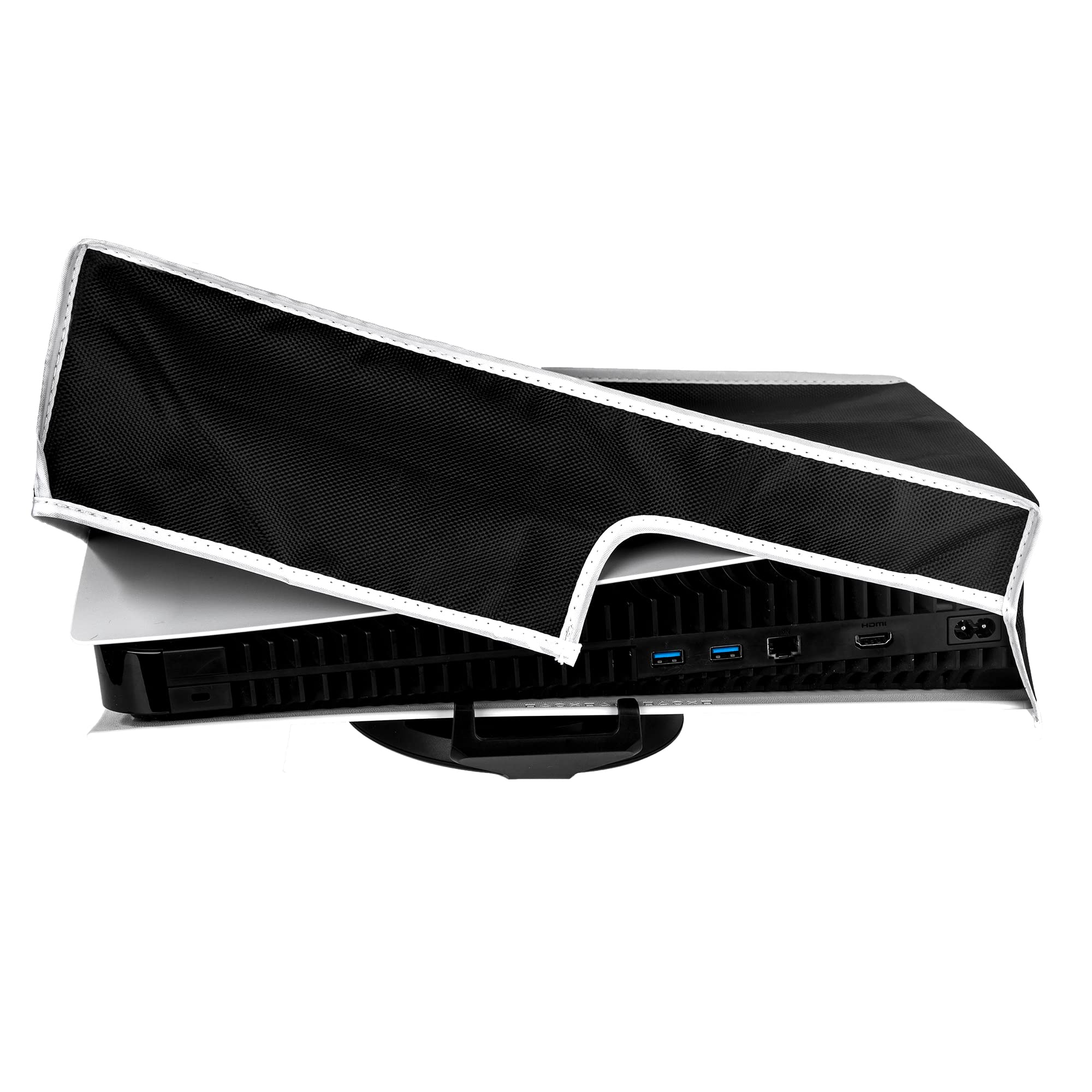 QIMEI-SHOP PS5 Protective Cover - Dustproof & Scratch-Resistant Case for Playstation 5 Digital & Regular Edition - Perfect for Gaming Setup & Console Storage