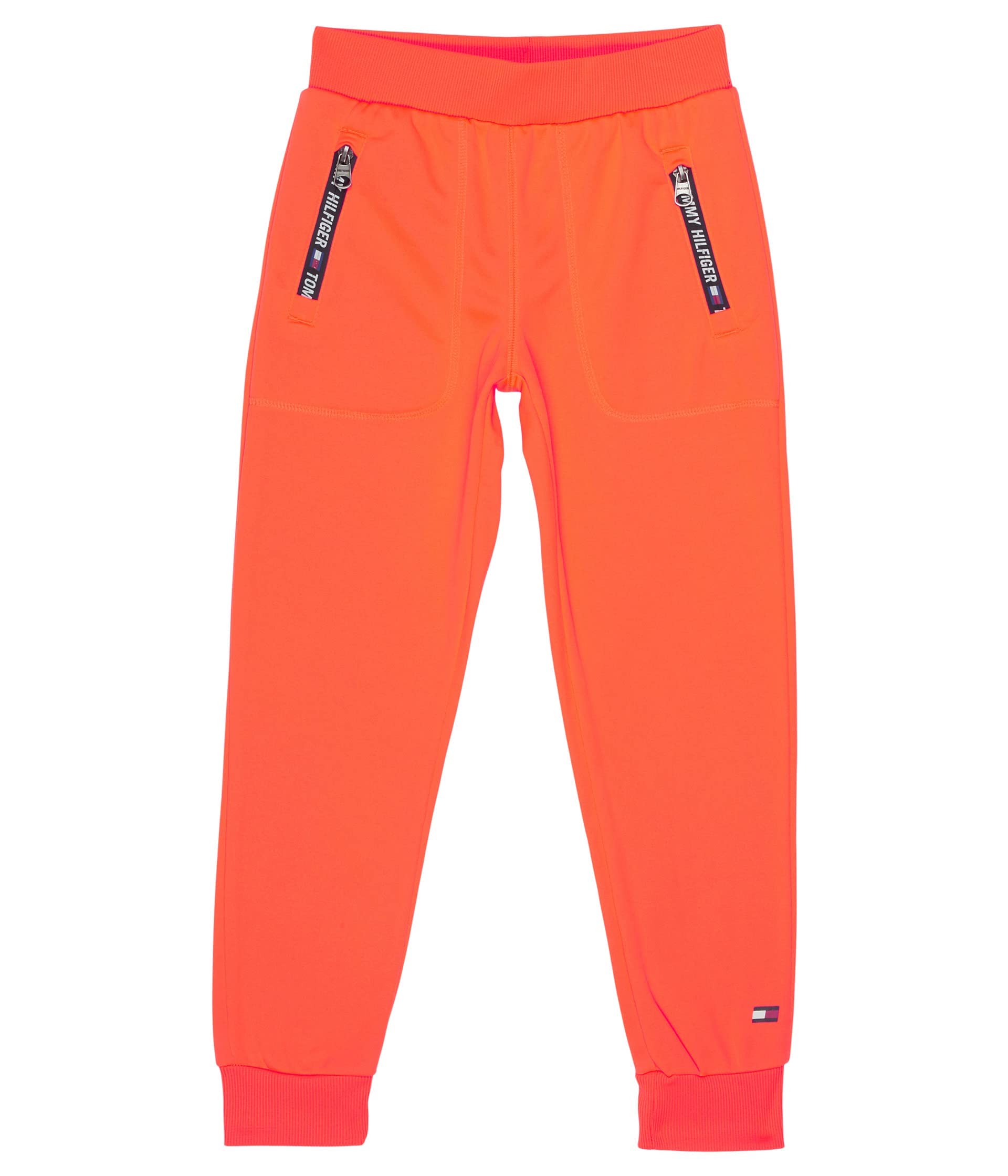 Tommy Hilfiger Girls' Athletic Jogger Sweatpants with Zippered Pockets - Comfortable & Stylish Activewear for School, Sports & Casual Wear