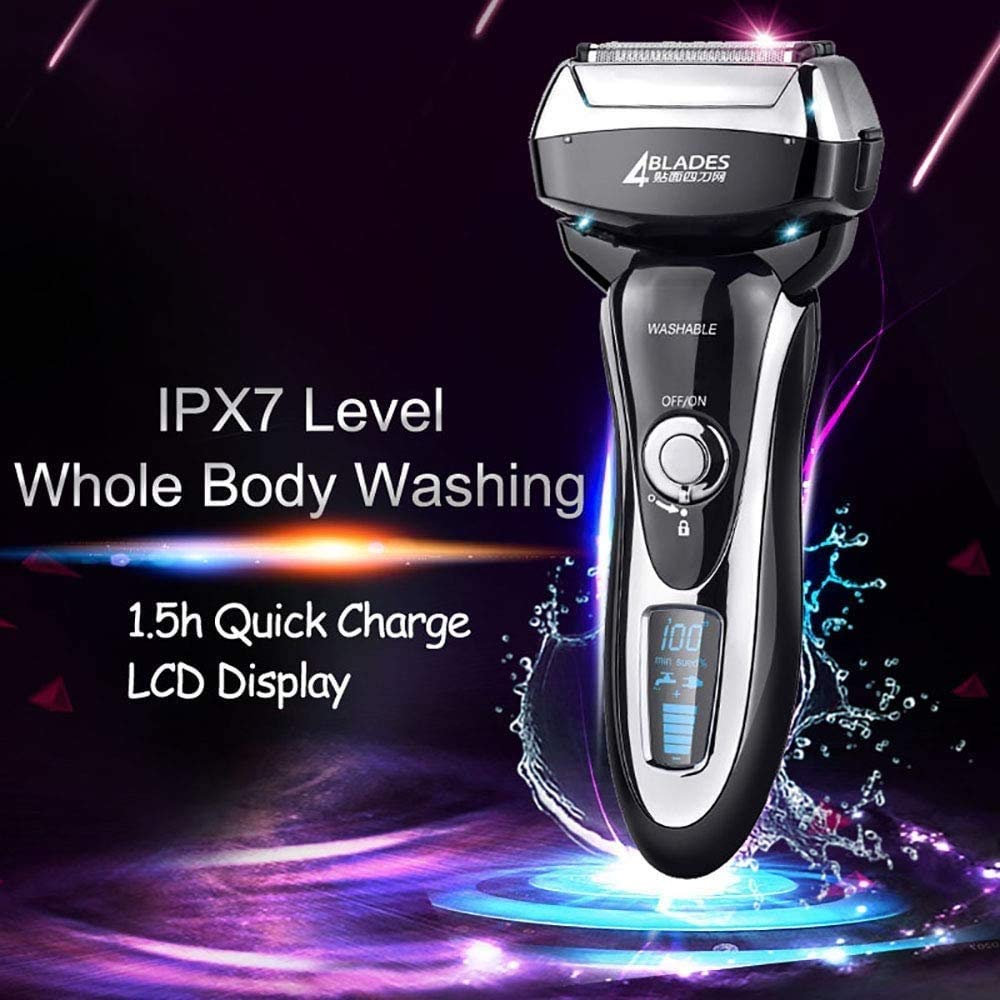 Premium Electric Razor for Men - Rechargeable Wet & Dry Foil Shaver with Precision Trimmer | Washable & Easy Clean | Perfect for Travel, Daily Grooming & Sensitive Skin Care