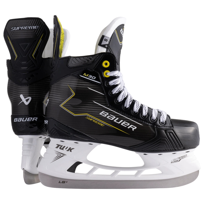 Bauer Supreme M30 Intermediate Ice Hockey Skates - Lightweight Performance Skates for Youth & Adult Hockey Players - Perfect for Ice Rink Games, Training & Competitive Play