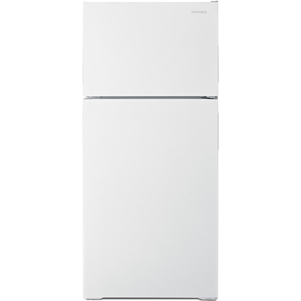 Amana 28-Inch 14 cu.ft Top Mount Freezer Refrigerator ART104TFDW - Energy Efficient Kitchen Appliance for Home, Apartment & Office Use
