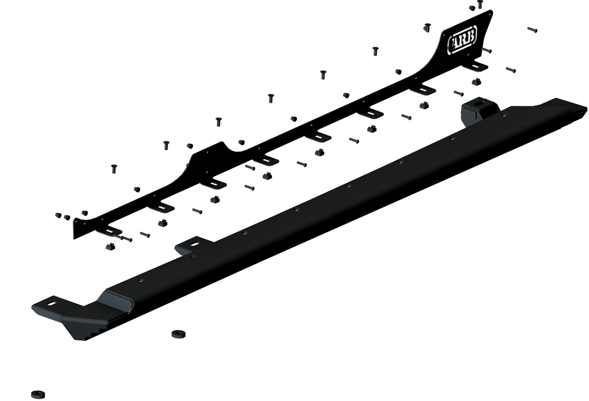 2023 Jeep Wrangler JL 4-Door Rock Sliders - Heavy Duty Off-Road Side Steps & Nerf Bars for Jeep JL Unlimited (2018-2023) | Perfect for Trail Riding & Rock Crawling