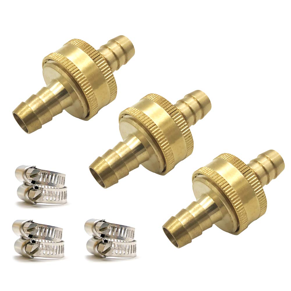 Brass Garden Hose Repair Kit - 1/2