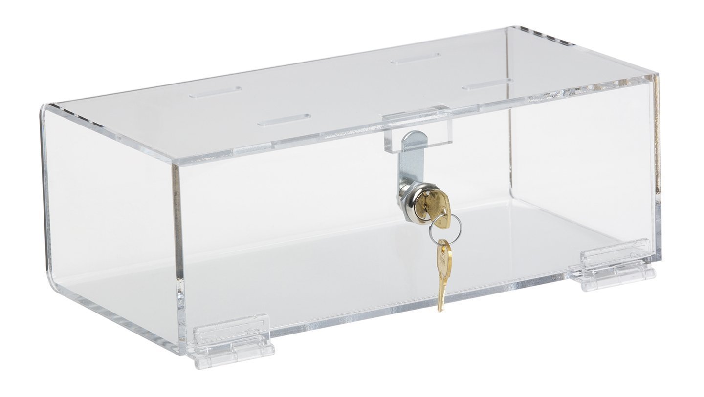 Omnimed 183000 Clear Acrylic Refrigerator Lock Box - 4.25