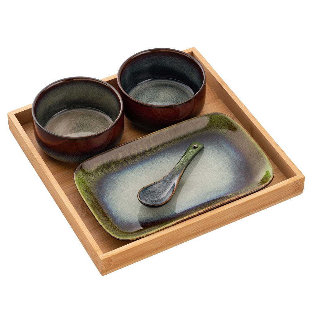Belleek Living Koda Serving Tray - Elegant Wooden Tray for Coffee, Breakfast, and Entertaining - Perfect for Home Decor, Dining, and Gifts