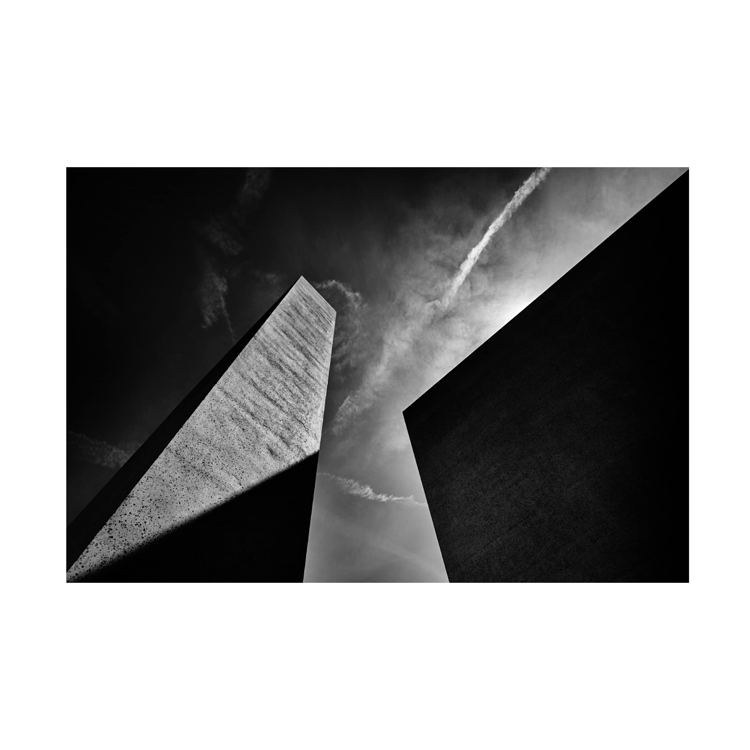 Trademark Fine Art 'Monolith' Canvas Wall Art Print by Ales Klabus - Modern Abstract Painting for Living Room, Bedroom & Office Decor