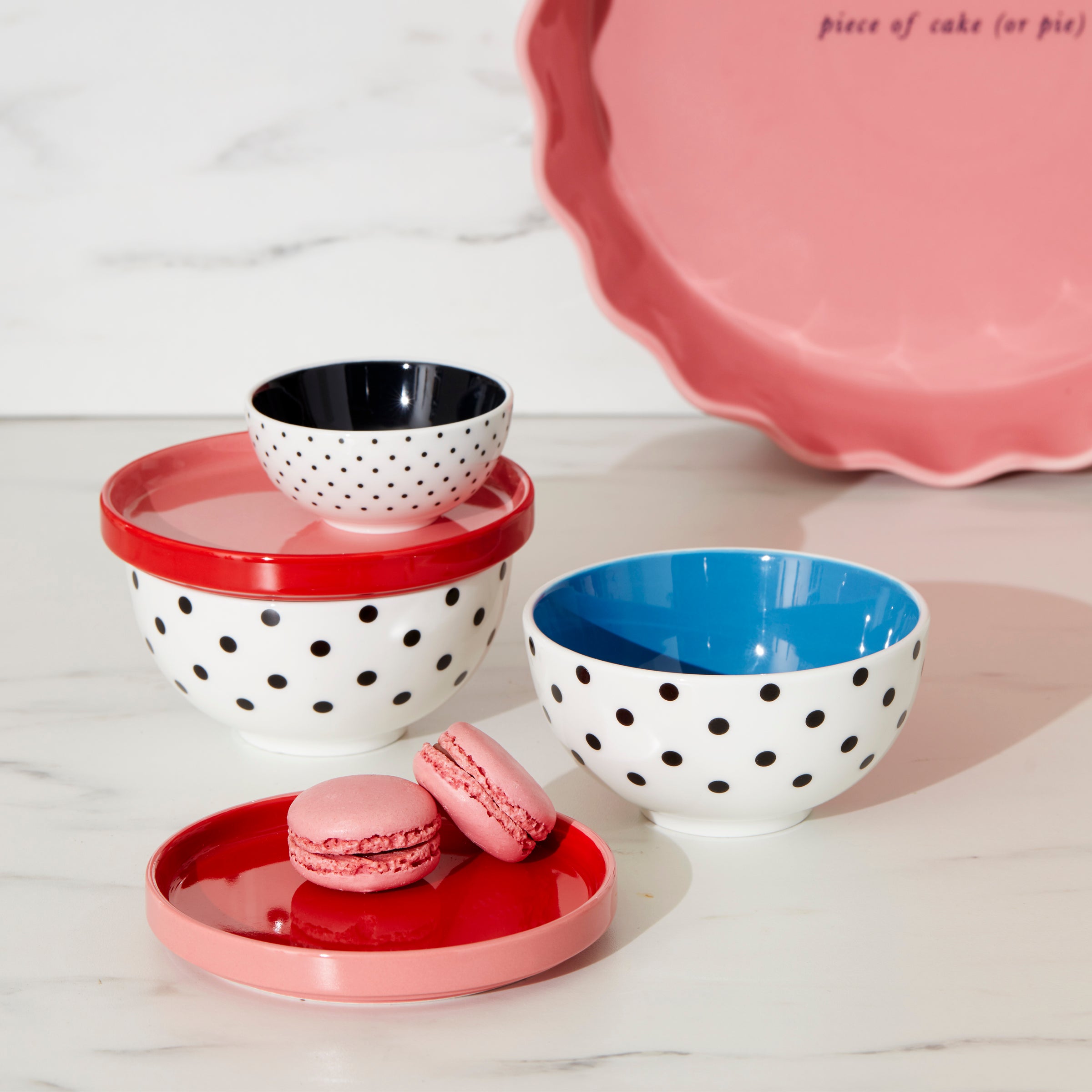 On The Spot 8-Piece Mini Nesting Bowls Set - Stackable Space-Saving Kitchen Storage for Baking, Meal Prep & Snacks - Perfect for Small Spaces & Organized Pantries