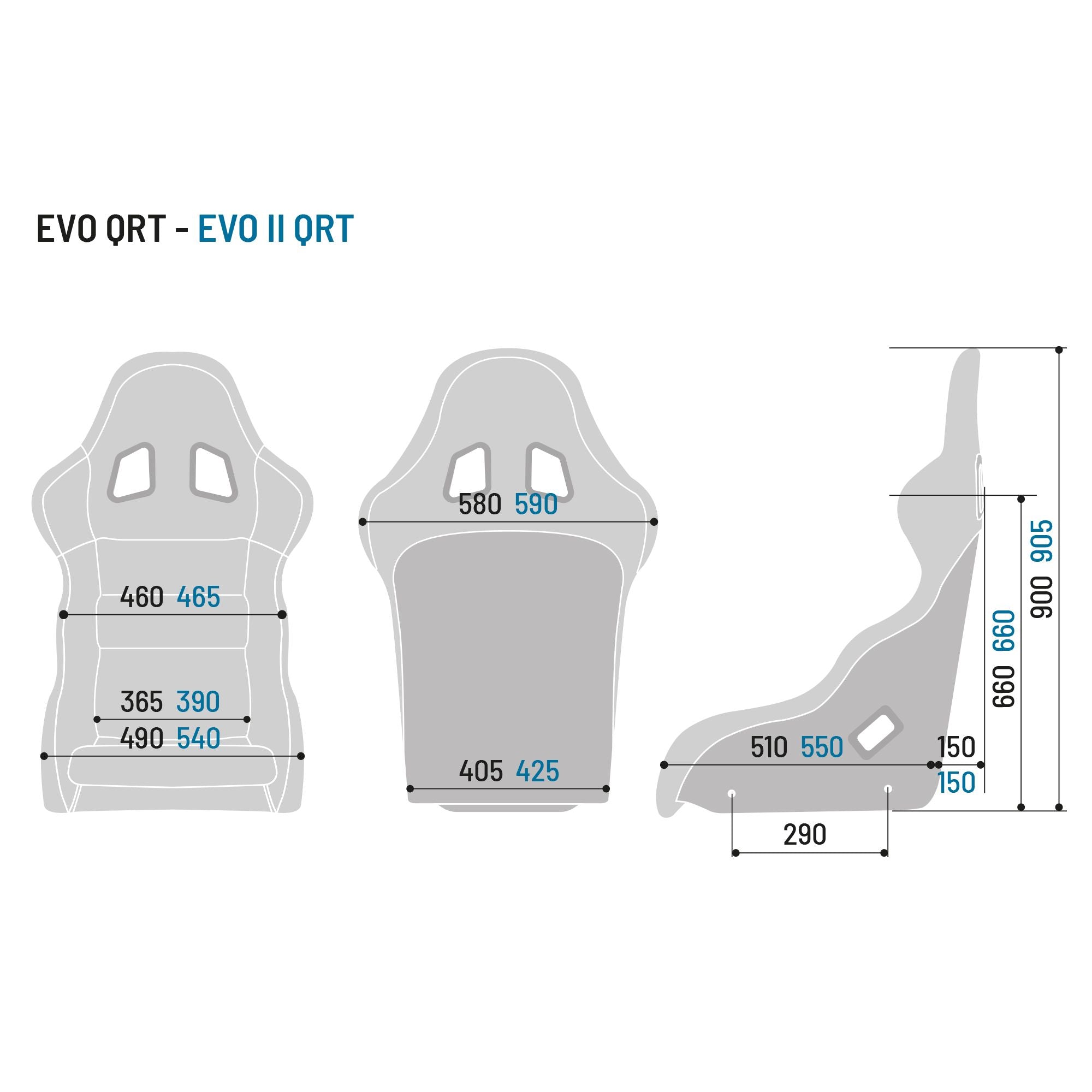 Sparco EVO QRT Racing Seat FIA 8856-1999 Certified - High Performance Bucket Seat for Sports Cars & Track Racing | Perfect for Drifting, Autocross & Motorsport Enthusiasts