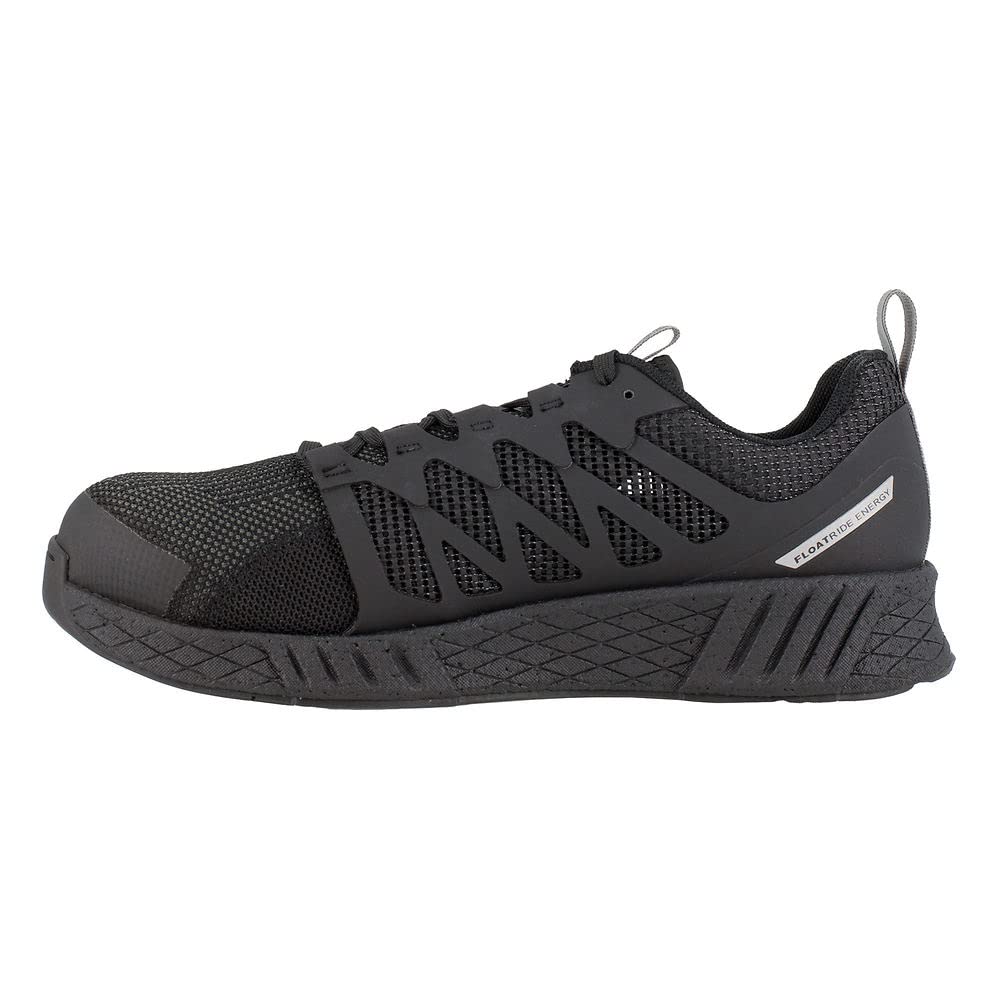 Reebok Men's Fusion Flexweave Safety Toe Work Shoes - ASTM F2413 Certified for Construction & Industrial Use - Lightweight Athletic Design for All-Day Comfort at Job Sites & Factories