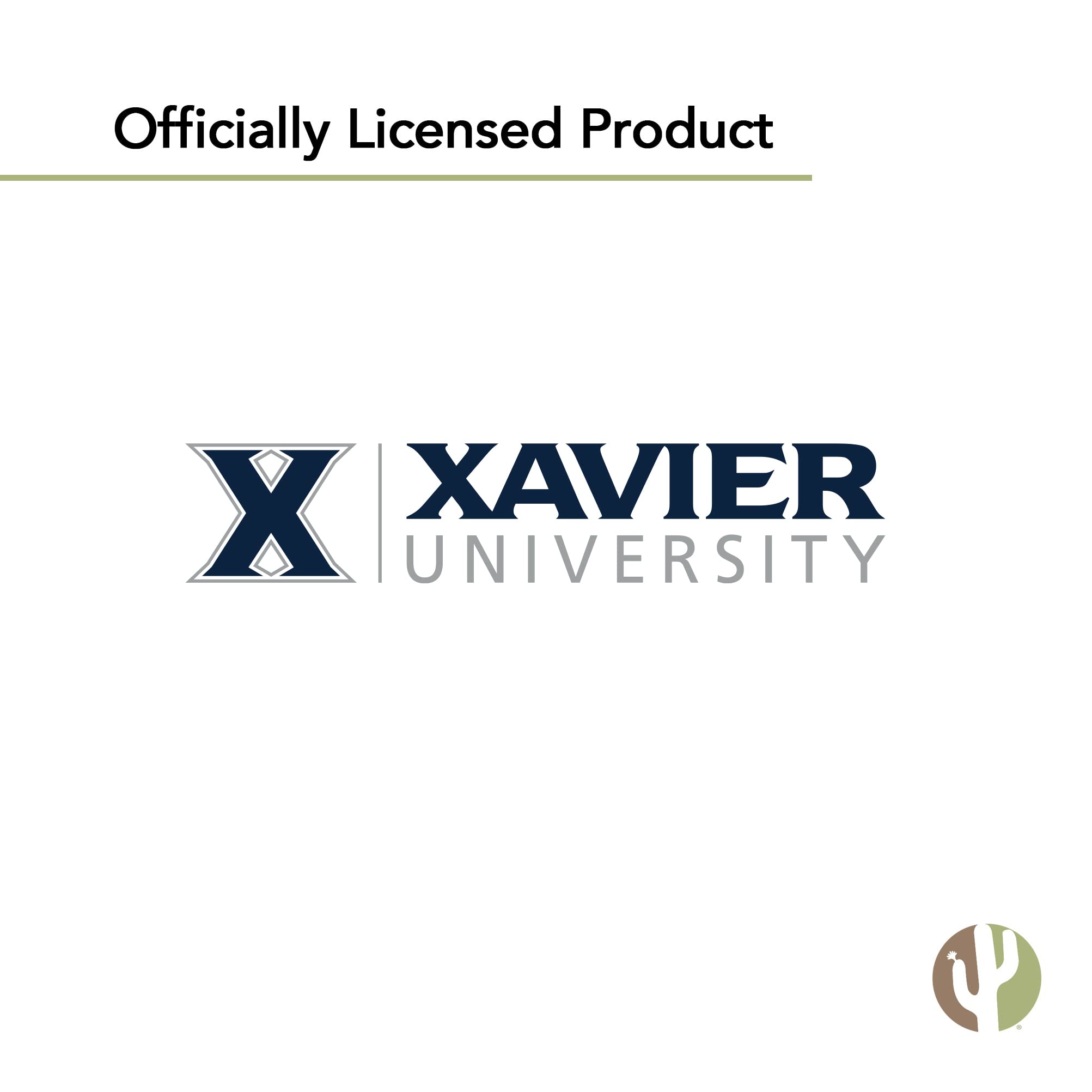 Xavier University Desert Cactus Sticker - XU Musketeers Vinyl Decal for Laptop, Water Bottle, Car & Scrapbook - Durable Waterproof College Decoration - Perfect for School Spirit, Gifts & Fan Accessories