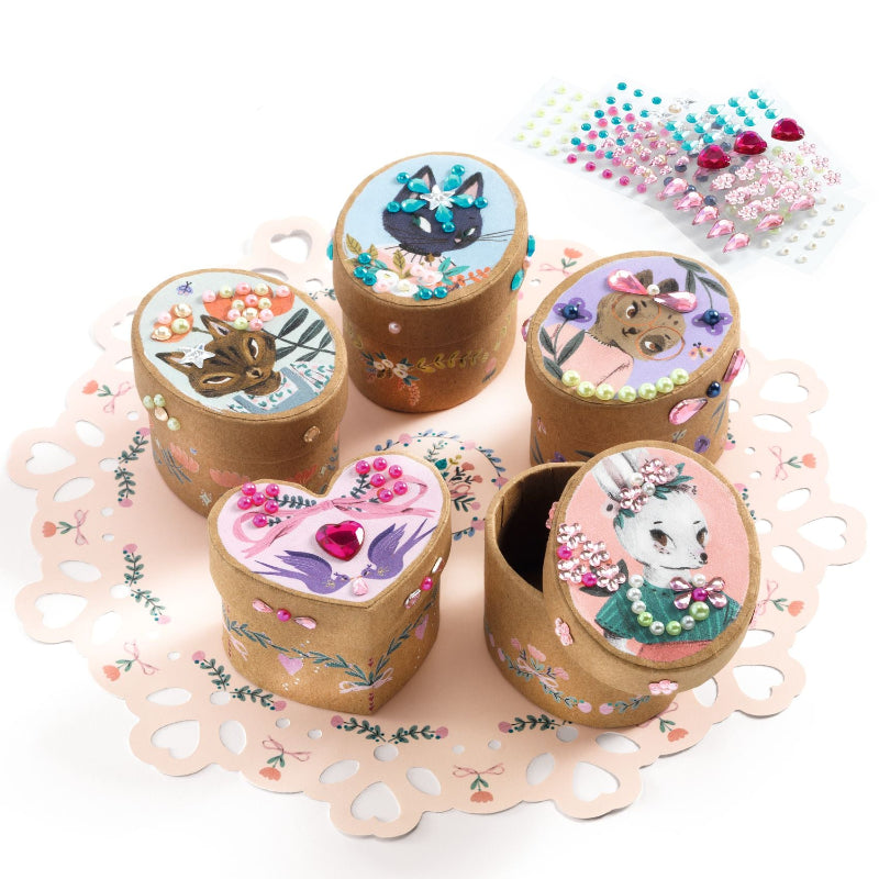 DIY Mini Boxes for Crafts, Gifts & Storage - Small Decorative Boxes for Jewelry, Keepsakes & Organizing