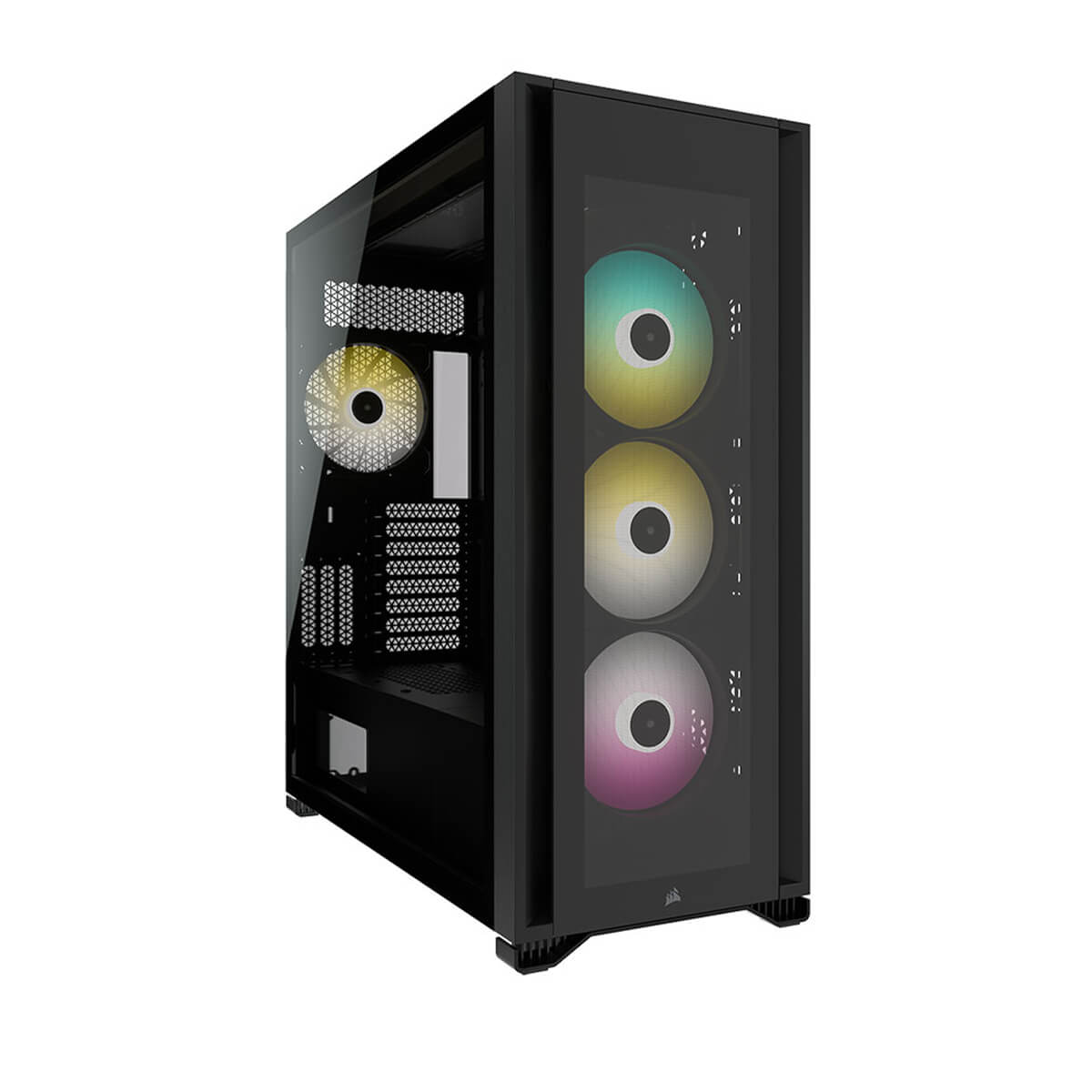 Corsair iCUE 7000X RGB Tempered Glass Full Tower PC Case - Black | High Airflow Gaming Computer Case for Custom Builds & Workstations