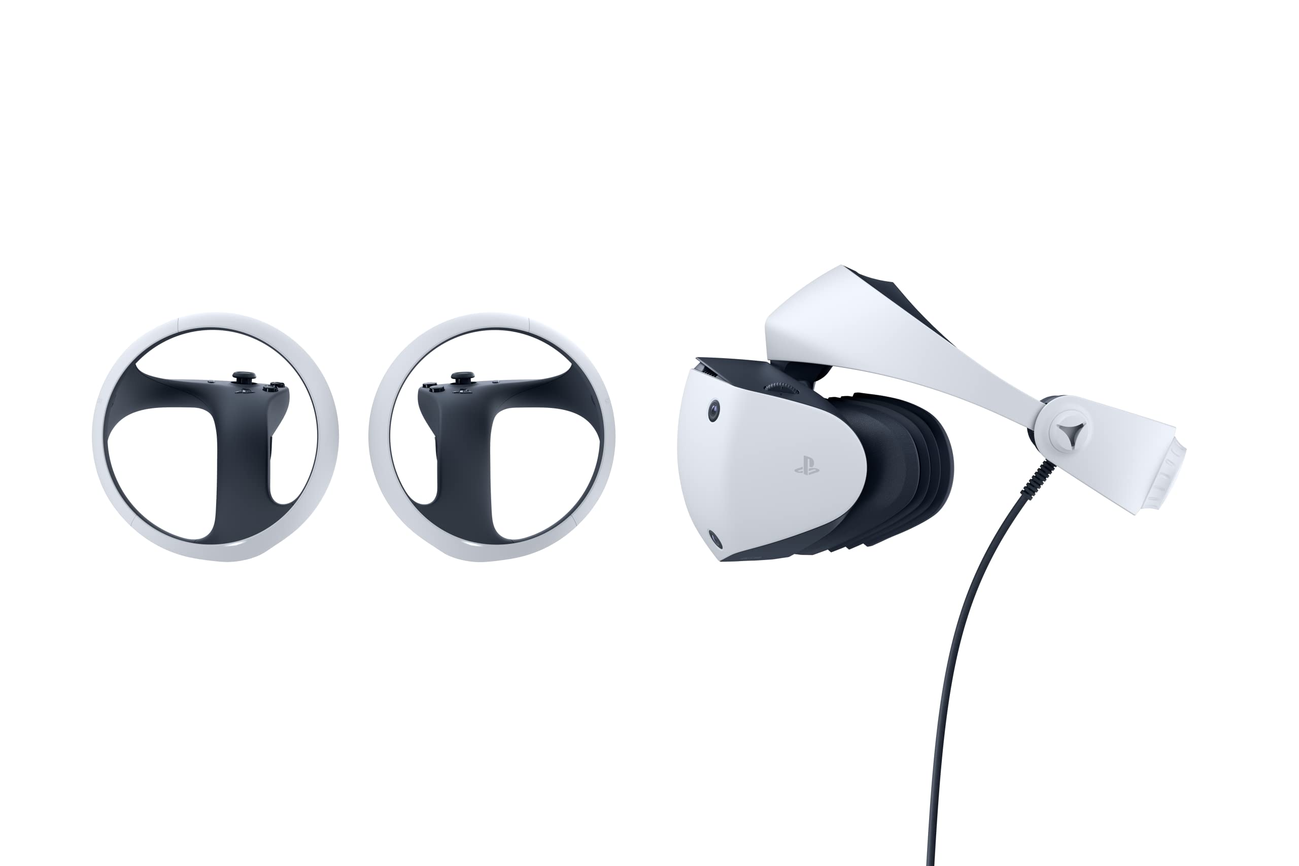 Sony PlayStation VR2 Headset & Controllers - White (Certified Refurbished) | Virtual Reality Gaming System for PS5 | Immersive 4K HDR Experience for Action, Adventure & Sports Games