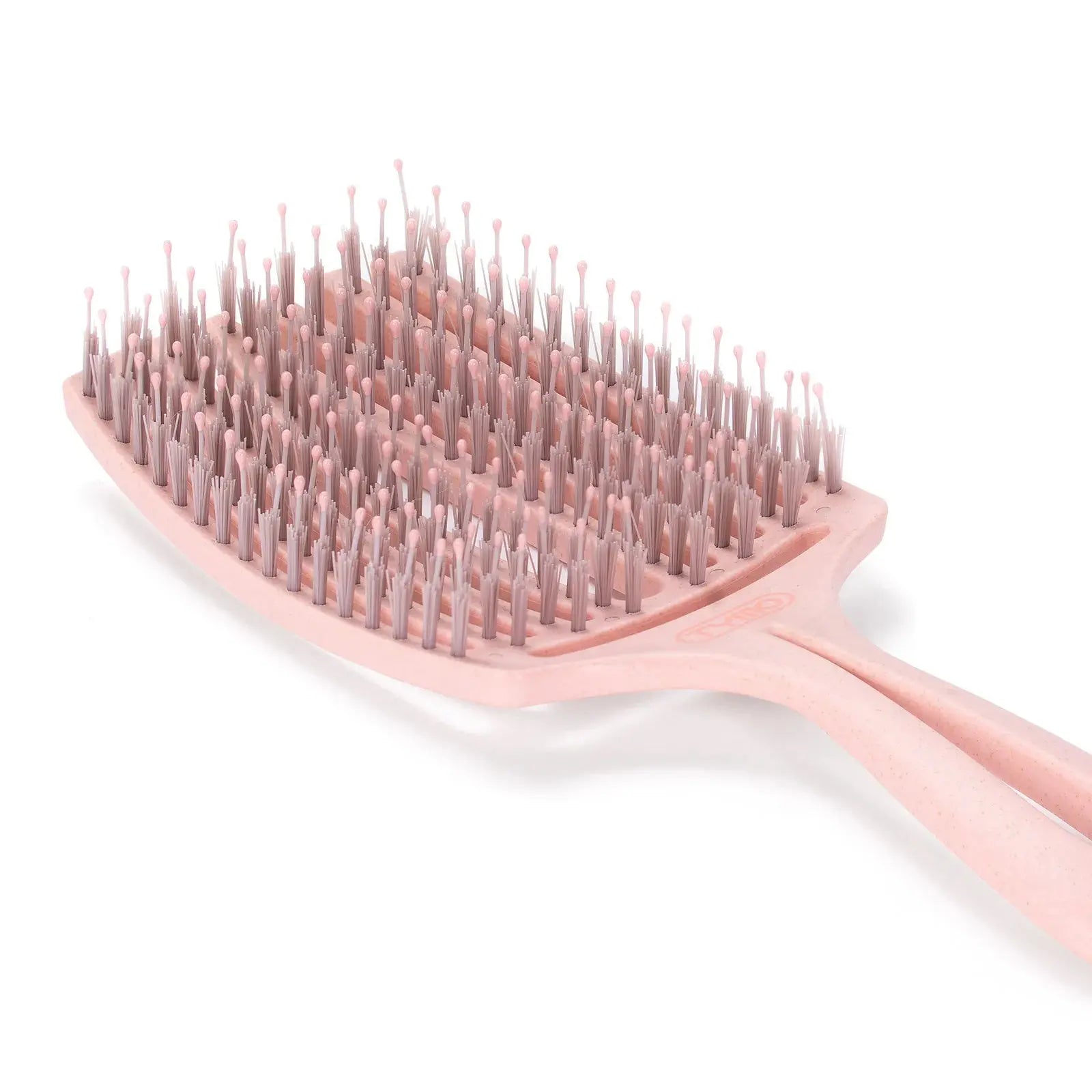 TYMO Bristle Brush for Hair Styling - Pink Hair Brush for Smoothing & Detangling - Perfect for Home, Salon & Travel Use