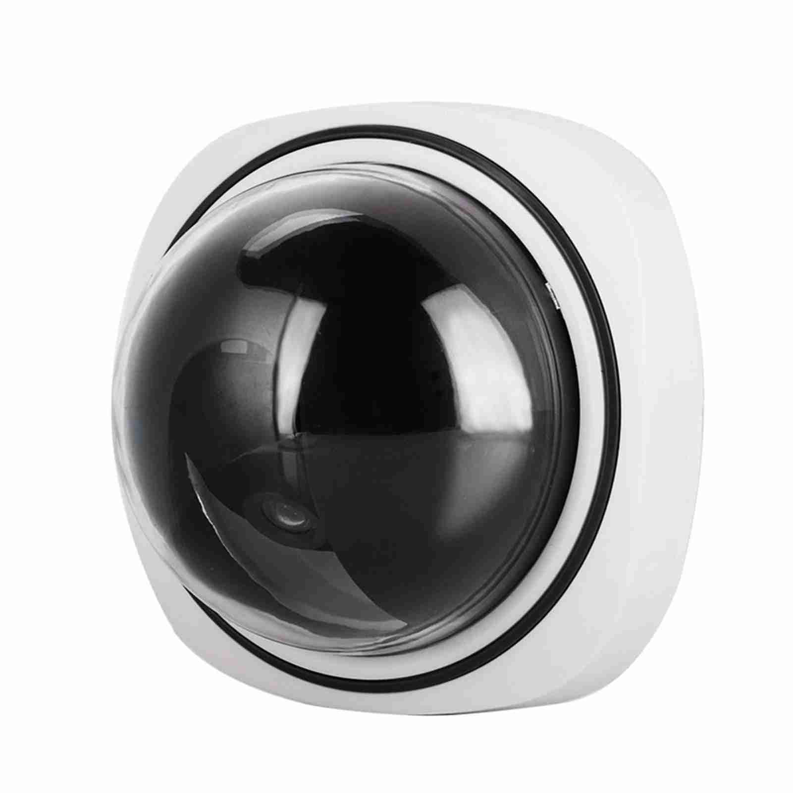 Fake Security Camera Wireless - Indoor Outdoor Dummy Dome Surveillance Camera for Home & Office - Deter Burglars with Realistic Video Simulation (Ideal for Stores, Garages, and Apartments)