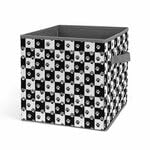 Dogs Paw Black White Checkered