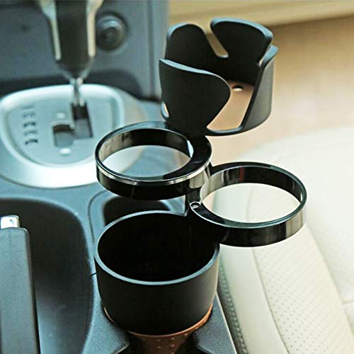 Universal Car Cup Holder with 360° Rotation - Multi-Function Phone, Drink & Sunglasses Holder - Perfect for Road Trips, Commuting & Travel Accessories