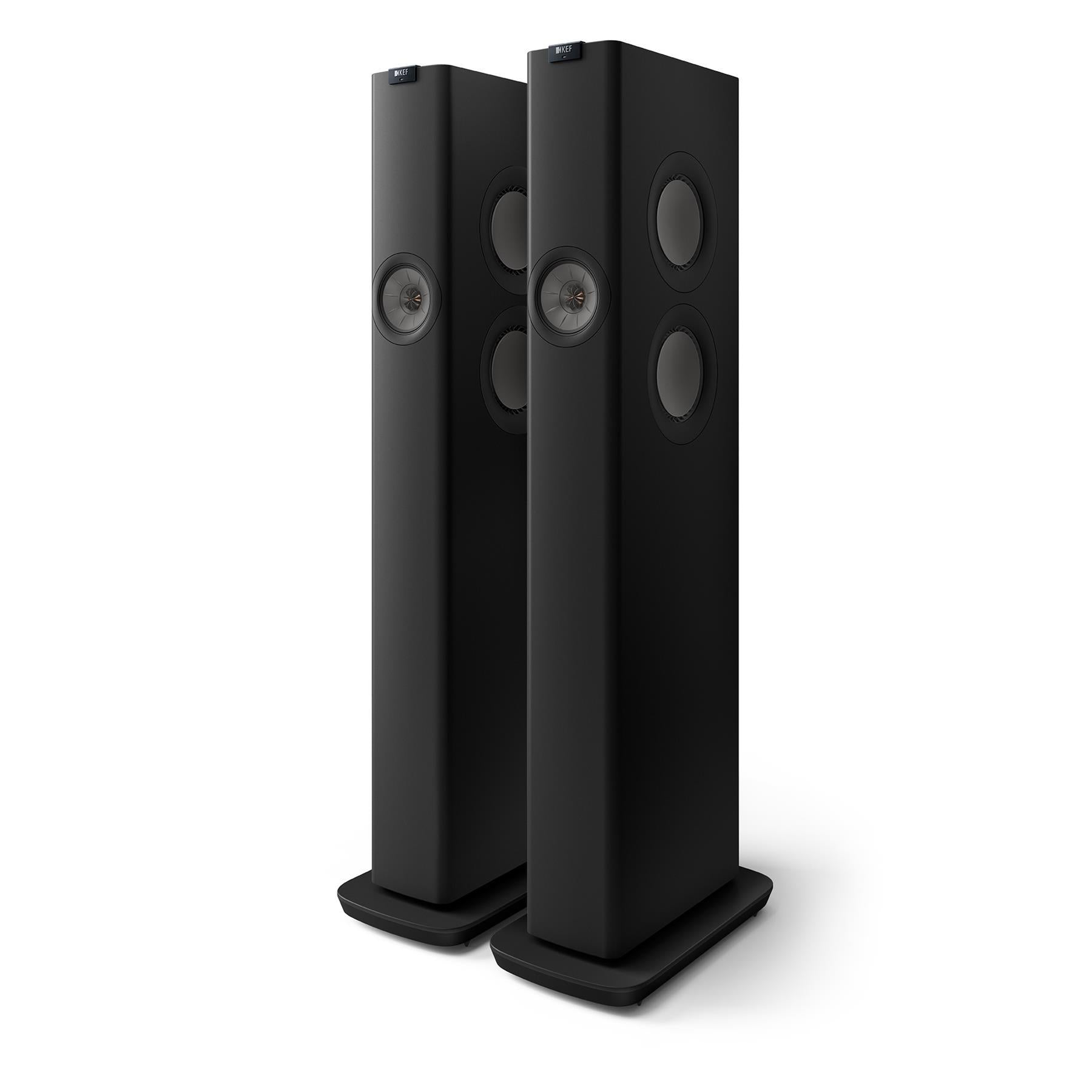 KEF LS60 Wireless HiFi Speakers (Pair) - Premium Sound Quality for Home Theater & Music Listening | Open Box Special