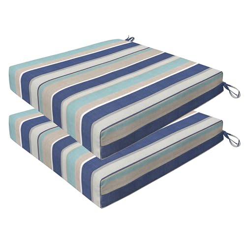 Stripe Blue & Beige