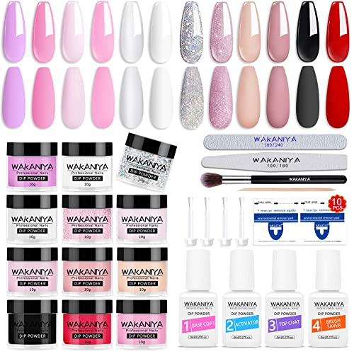 12 colors dip powder kit- French Art