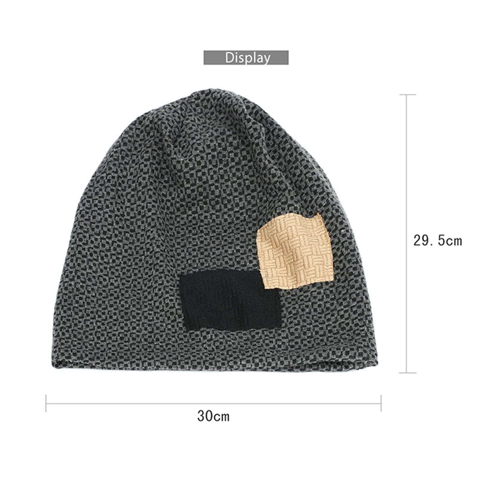 Unisex Plaid Patch Pile Hats with Leather Brim - Fashionable Baseball Caps for Men & Women in Orange | Perfect for Outdoor Activities, Sports & Casual Wear