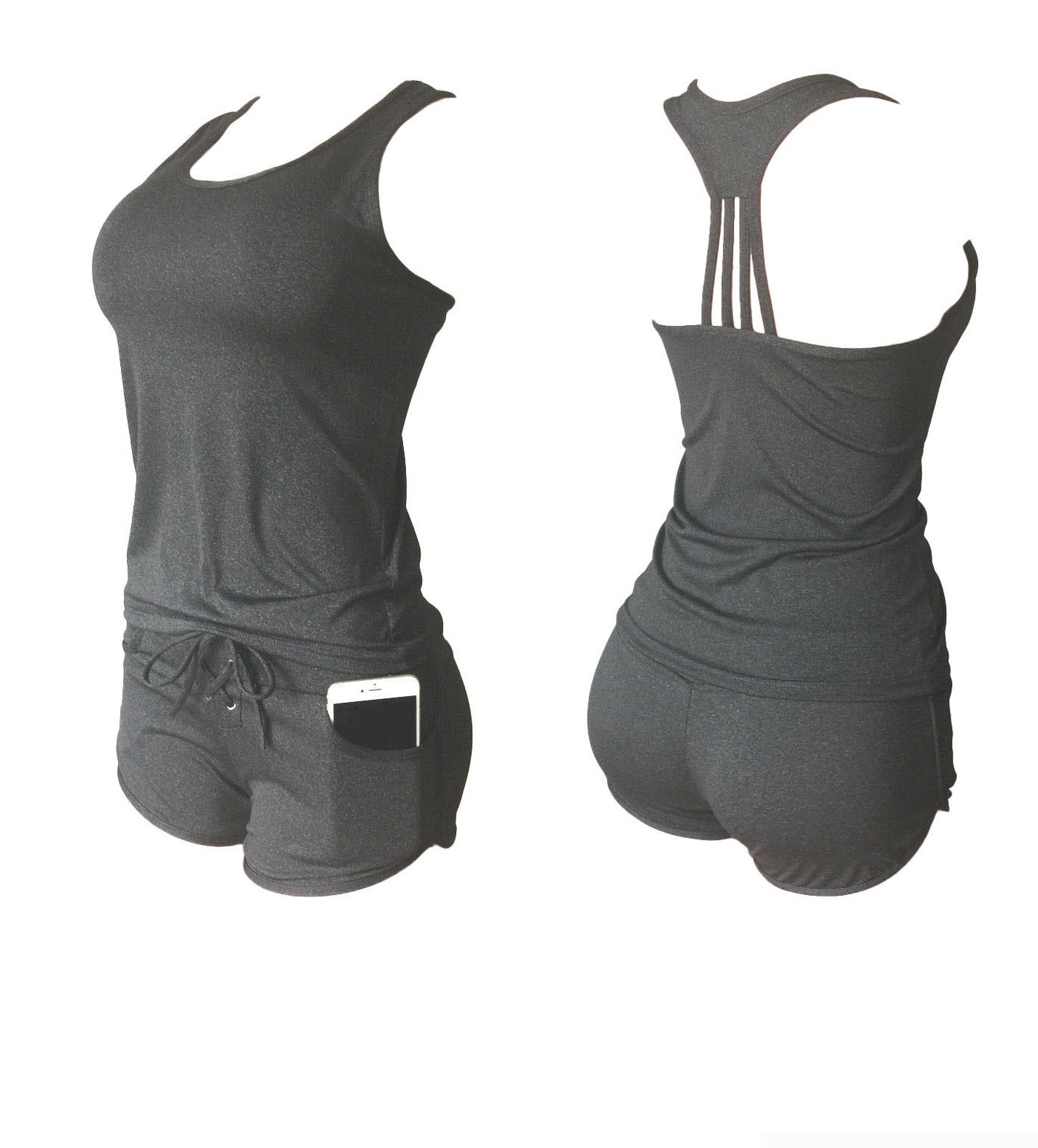 Women's 2-Piece Workout Set - High Waist Yoga Leggings & Sports Bra Top for Gym, Running, Fitness | Comfortable Activewear for Yoga, Pilates, Home Exercise