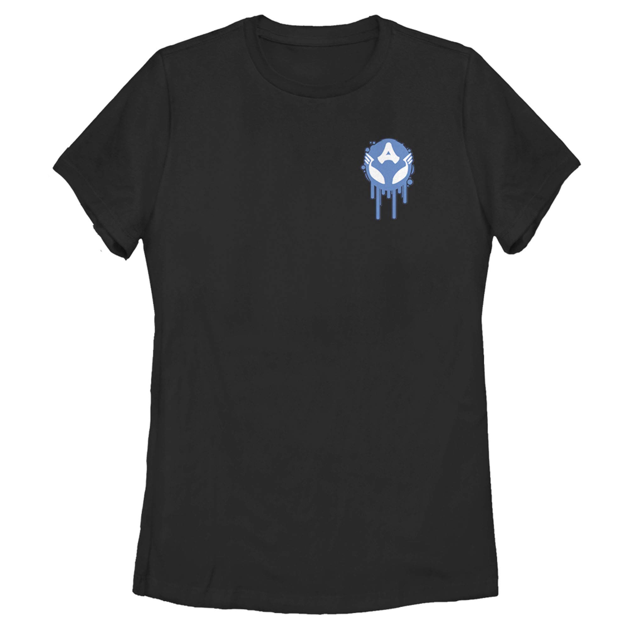 Marvel Women's Captain America Venom Infected Graphic Tee - Superhero T-Shirt for Cosplay, Comic Con & Casual Wear