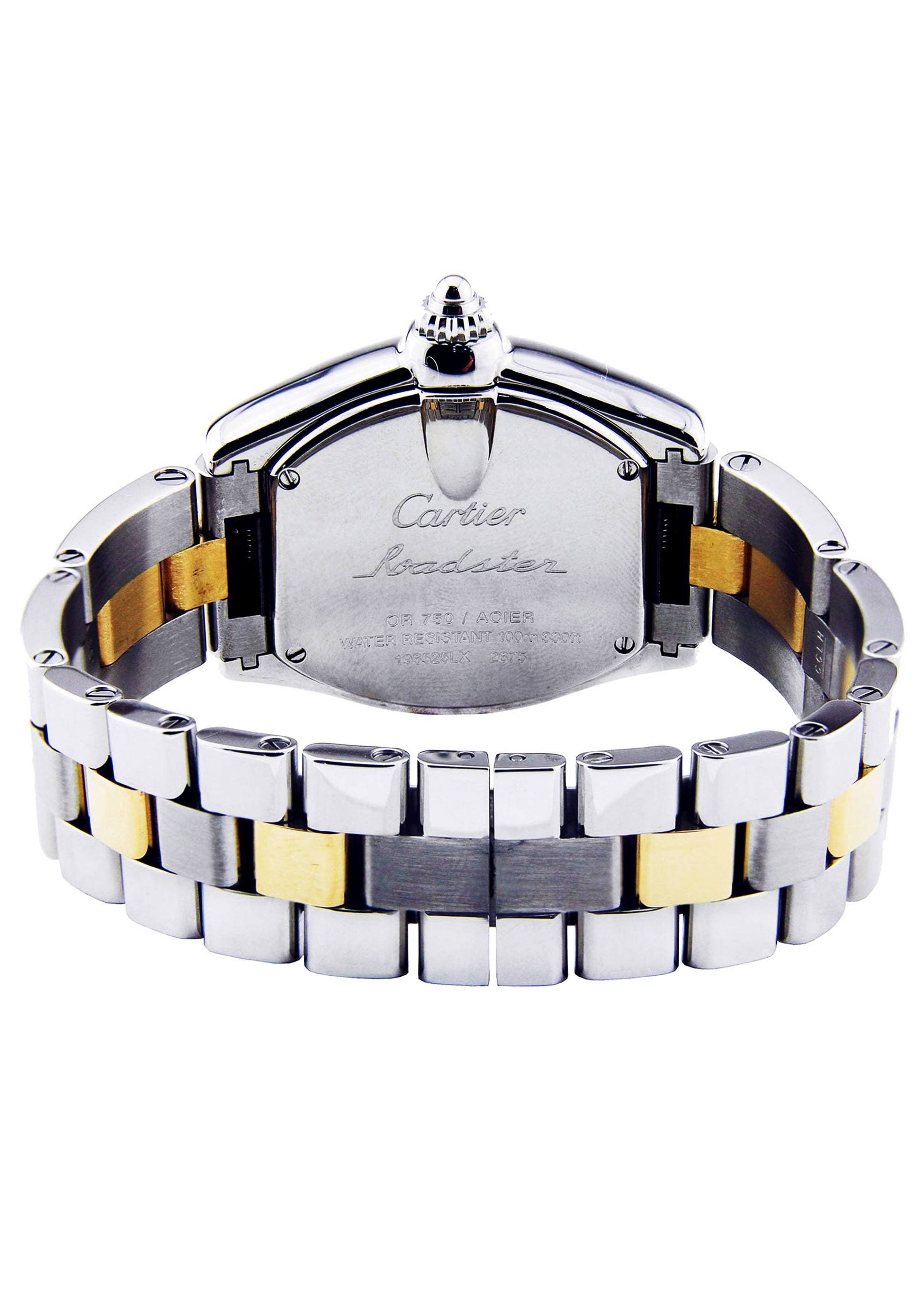 Cartier Roadster Women's Two-Tone Luxury Watch - Elegant Stainless Steel & Gold Design for Business, Evening & Special Occasions