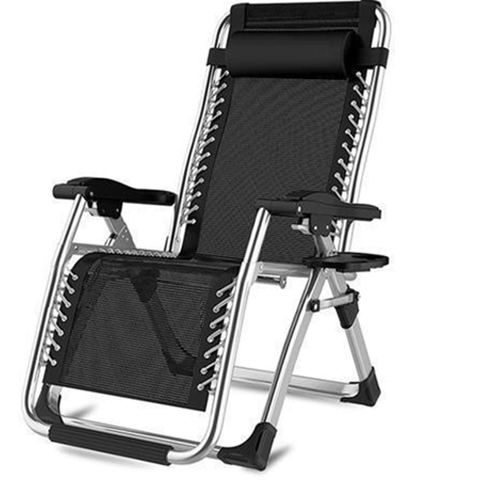 Large Garden Recliner Foldable Zero Gravity Chair with Headrest & Cup Holder - 400kg Capacity Waterproof Outdoor Sun Lounger for Camping, Poolside, Backyard & Beach Relaxation | BLCE-01