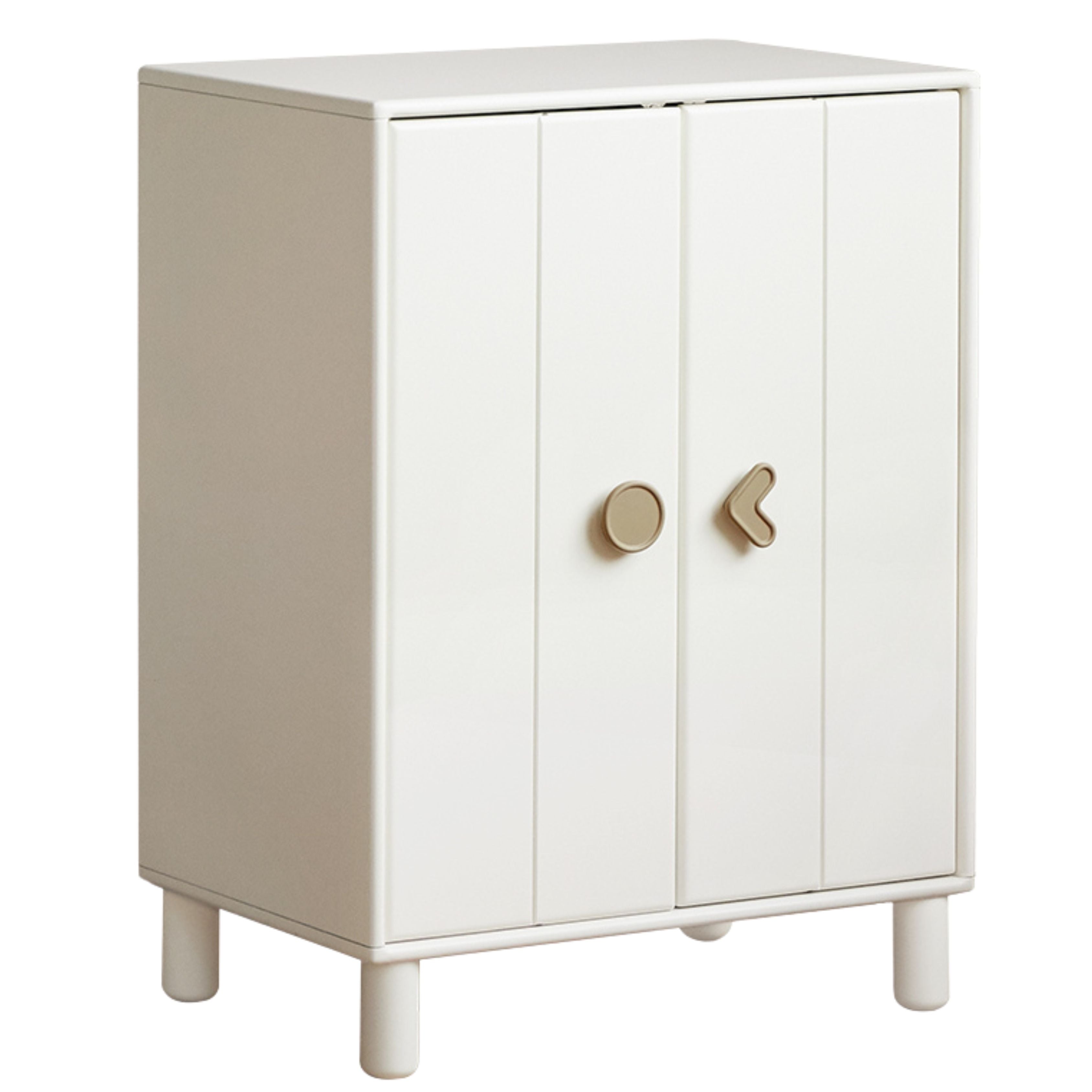 Solid Wood Beech & Rubber Kids Wardrobe - Multi-Functional Storage Cabinet for Bedroom, Nursery, and Playroom Organization