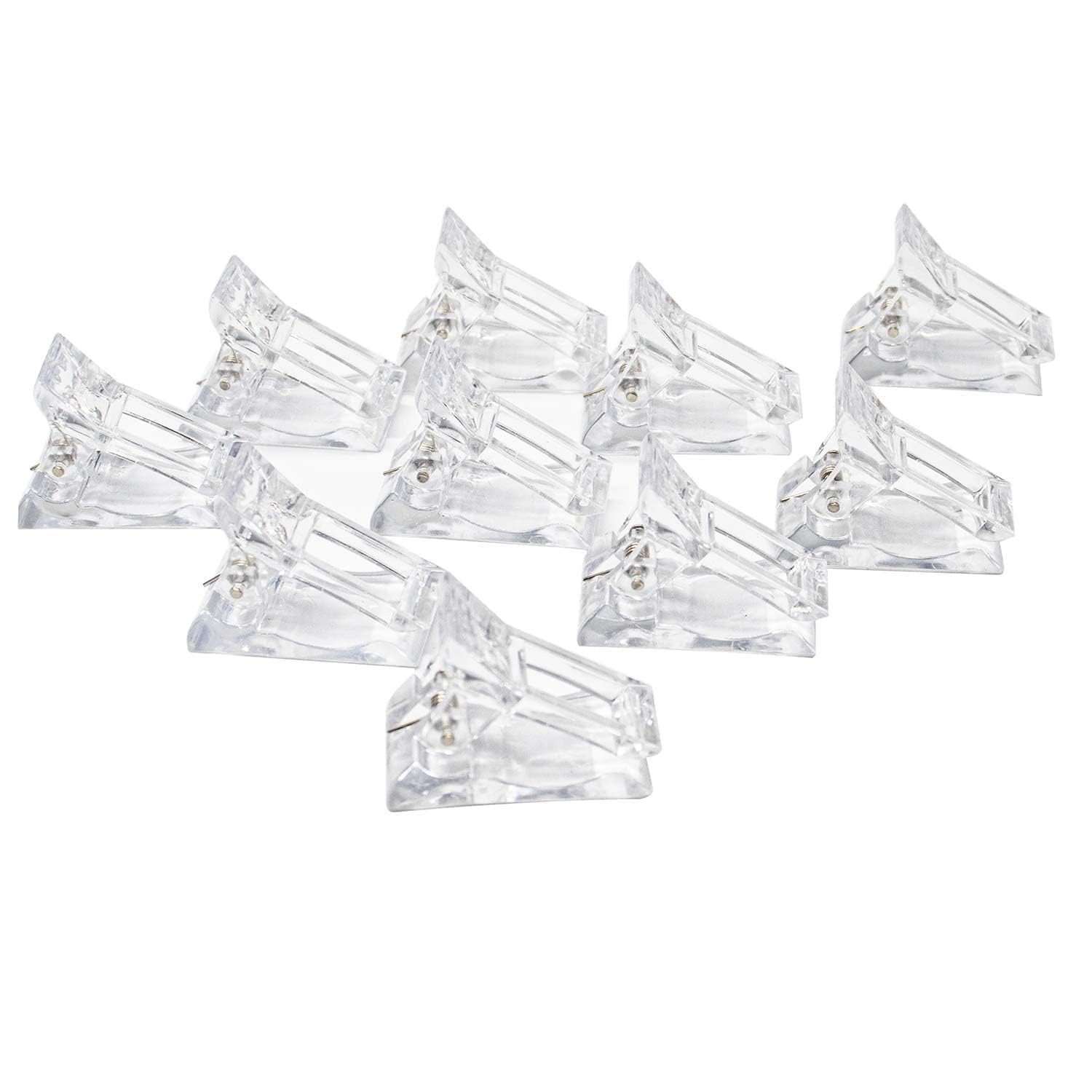 Trexee 10-Piece Professional Manicure Nail Art Kit - Polygel Nail Clips, Nail Extension Gel Tools, Quick Building Tips for Acrylic & Gel Nails - Perfect for Women & Girls - Salon & Home DIY Nail Care