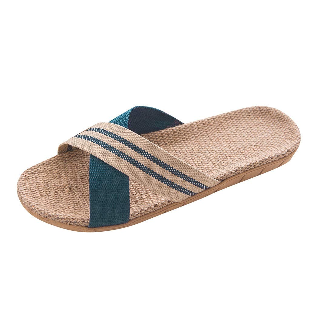 Men's Anti-Slip Linen Athletic Shoes - Gym & Beach Walking Shoes