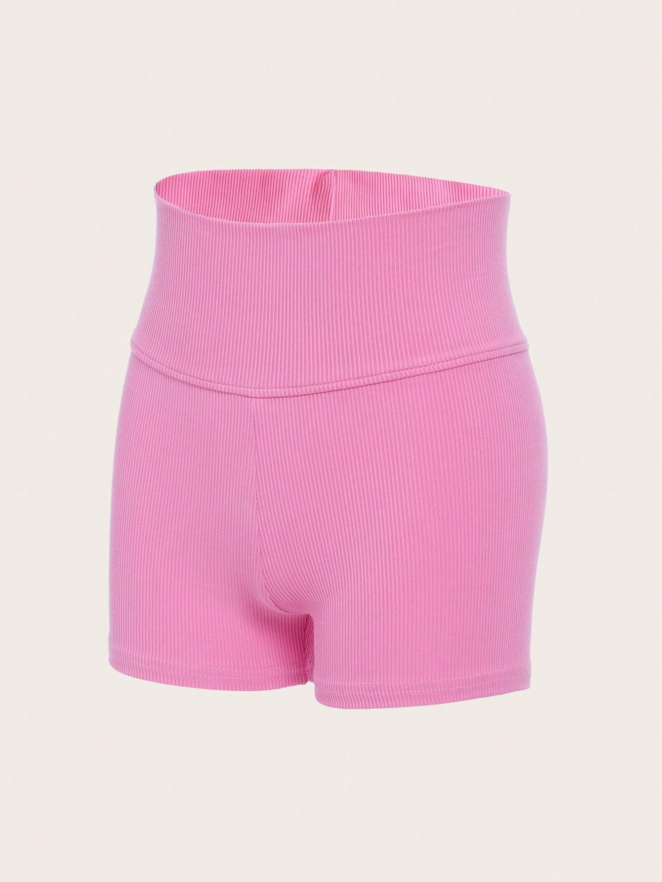 Floerns Girls Dance Shorts - Breathable Rib Knit Athletic Shorts for Running, Yoga & Cycling | Perfect for Dance Practice, Gym Workouts & Casual Wear
