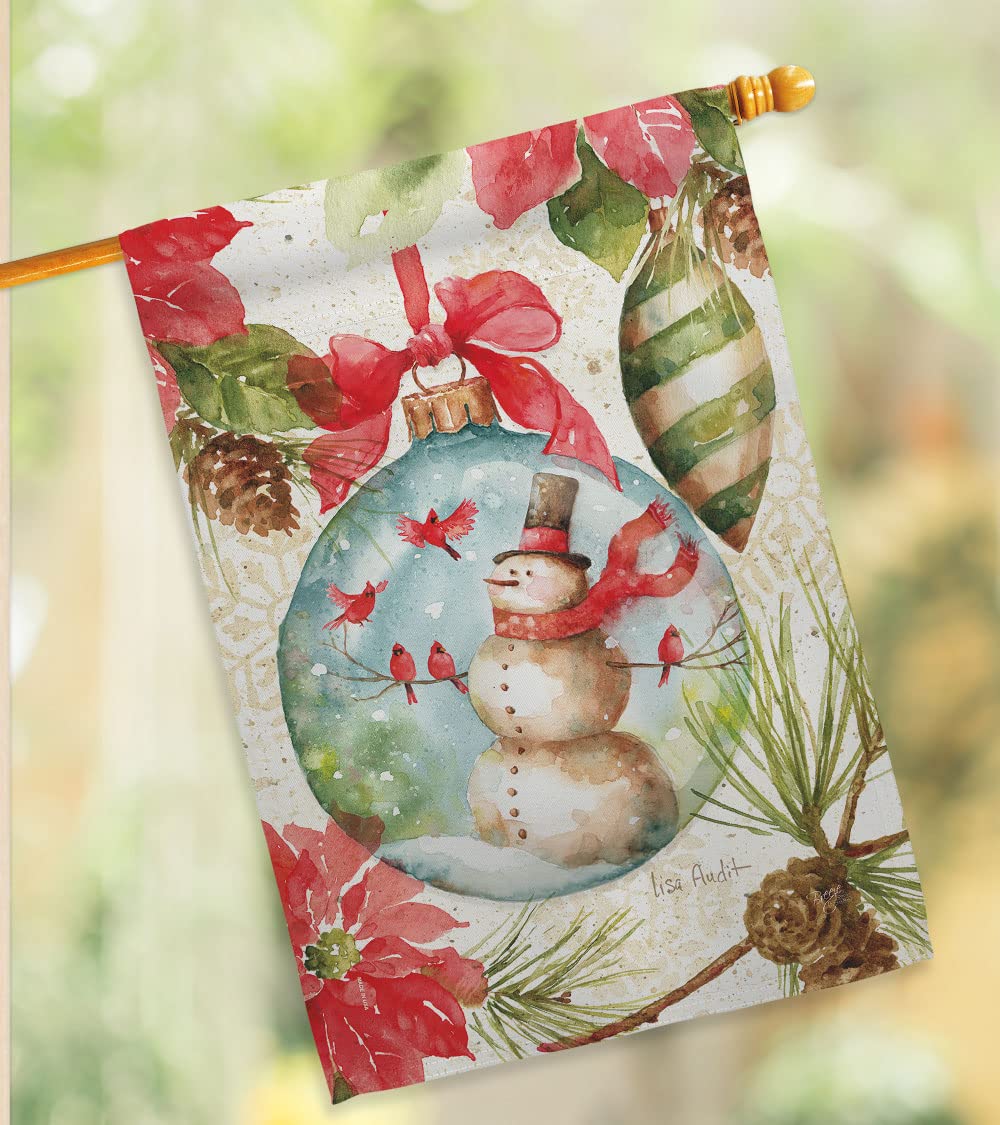 Woodland Holiday Winter Wonderland House Flag Set 28
