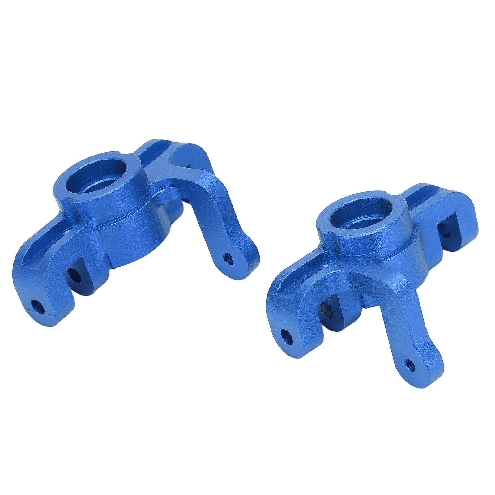 High Strength Anodized Aluminum RC Car Steering Cup - Wear Resistant & Rust Proof Steering Knuckles for LOSI Lasernut U4 1/10 Scale RC Vehicles (Blue) - Perfect for Off-Road Racing and Bashing