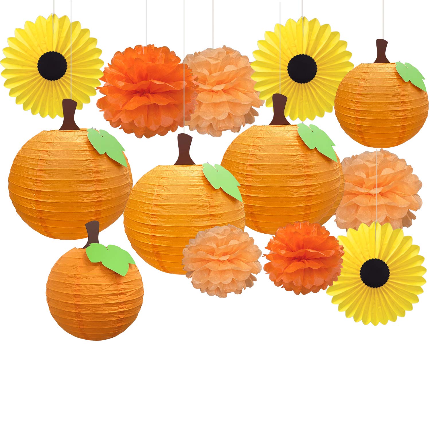 CHRORINE Fall Home Decor - Little Baby Pumpkin Party Decorations for 1st Birthday & Baby Shower | Autumn Classroom & Office Decor for Thanksgiving, Halloween, and Seasonal Celebrations