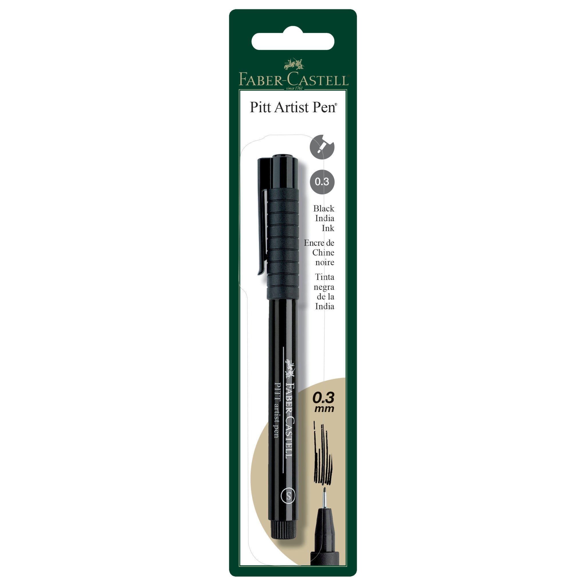 Pitt Artist Pen Superfine #199 Black - Professional Ink Drawing Pen for Sketching, Calligraphy & Illustration | Ideal for Artists, Designers & Crafters