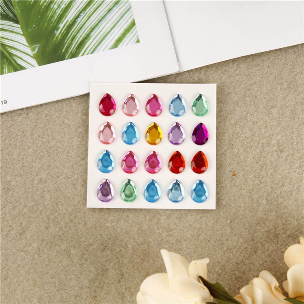 12 Sheets Rhinestone Stickers for Kids Crafts - Bling Stickers for Christmas Party Favors, Nativity Outfits & Alien Costumes | DIY Gem Decorations for Children's Clothing & Accessories