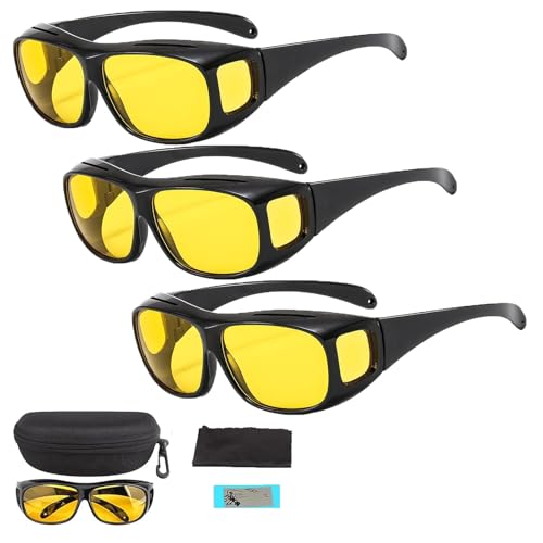 Night Vision Glasses for Driving - Shine in the Dark for Men & Women