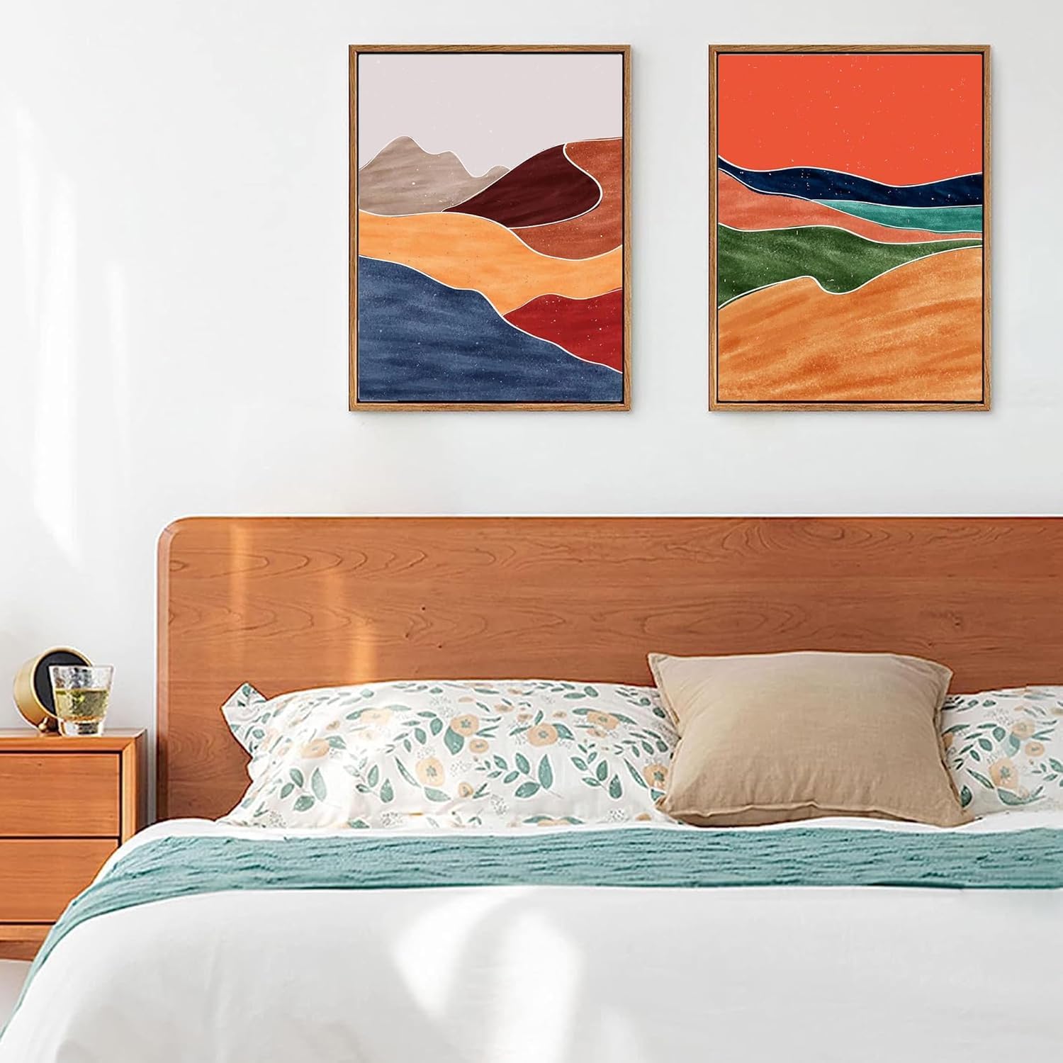 Sunwes Canvas Floater Frames - 1 1/4 Inch Deep Floating Canvas Frame for Wall Art Decor | Custom Size, Removable Stretched Canvas | Perfect for Home Decor, Gallery Display & Christmas Gifts