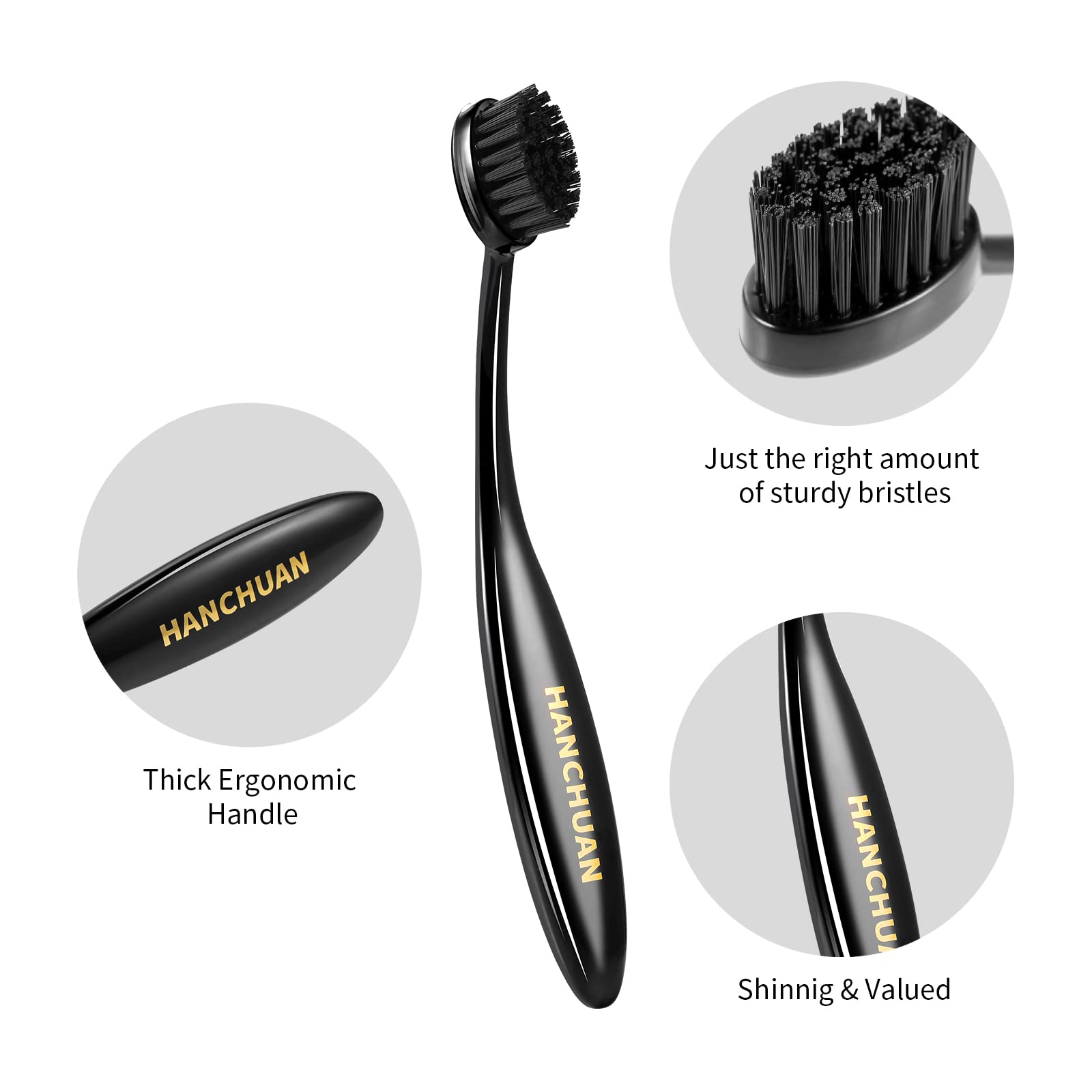 Professional Precision Styling Brush for Natural Hair - Portable Edge Control & Bristle Brush for Smooth Hairstyles | Perfect for Salon, Home Use & Travel