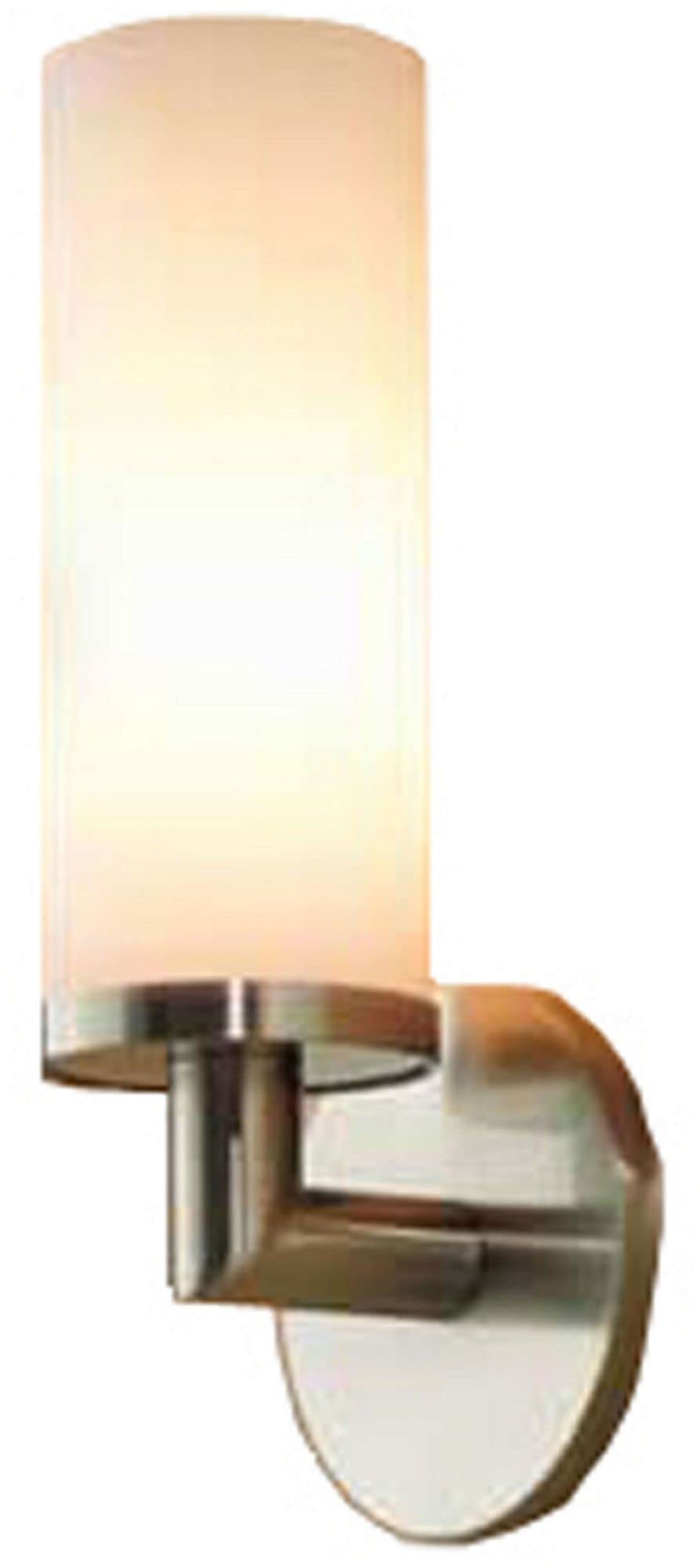 Kubic Single Light Fixture in Satin Nickel Finish - Modern Ceiling Light for Bedroom, Living Room, or Hallway (Model 4681L/SN)