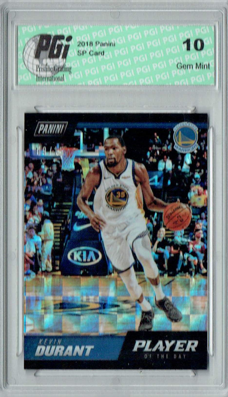 Kevin Durant 2018 Panini #2 Checkerboard SSP #9/15 Basketball Card PGI 10 Gem Mint - Rare Collectible for NBA Fans & Sports Memorabilia Enthusiasts - Perfect for Display, Investment, and Gifting