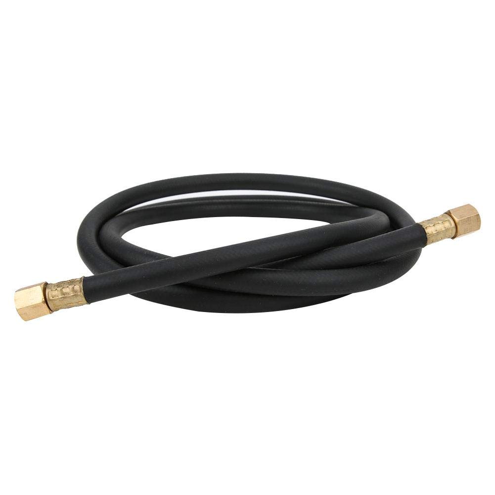 **Garosa 1/4 Inch High-Flexibility Inert Gas Hose - Rubber & Brass Construction for Compressed Air, Argon, Nitrogen, CO2 (2M) - Ideal for Welding, Pneumatic Tools & Industrial Applications**