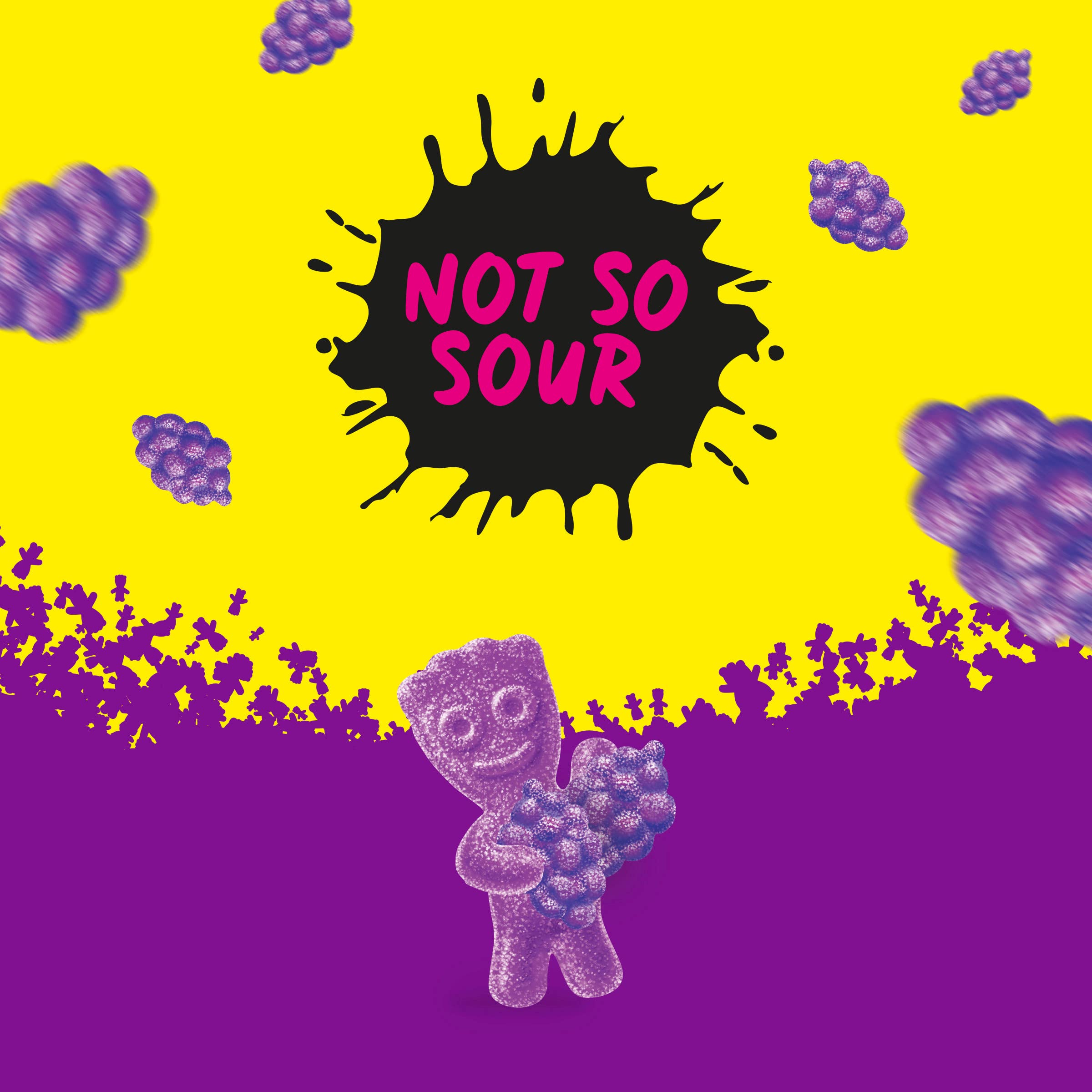 Sour Patch Kids Grape Soft & Chewy Candy - 8.02 oz Pack - Sweet & Tangy Sour Candy for Parties, Movies & Snacking