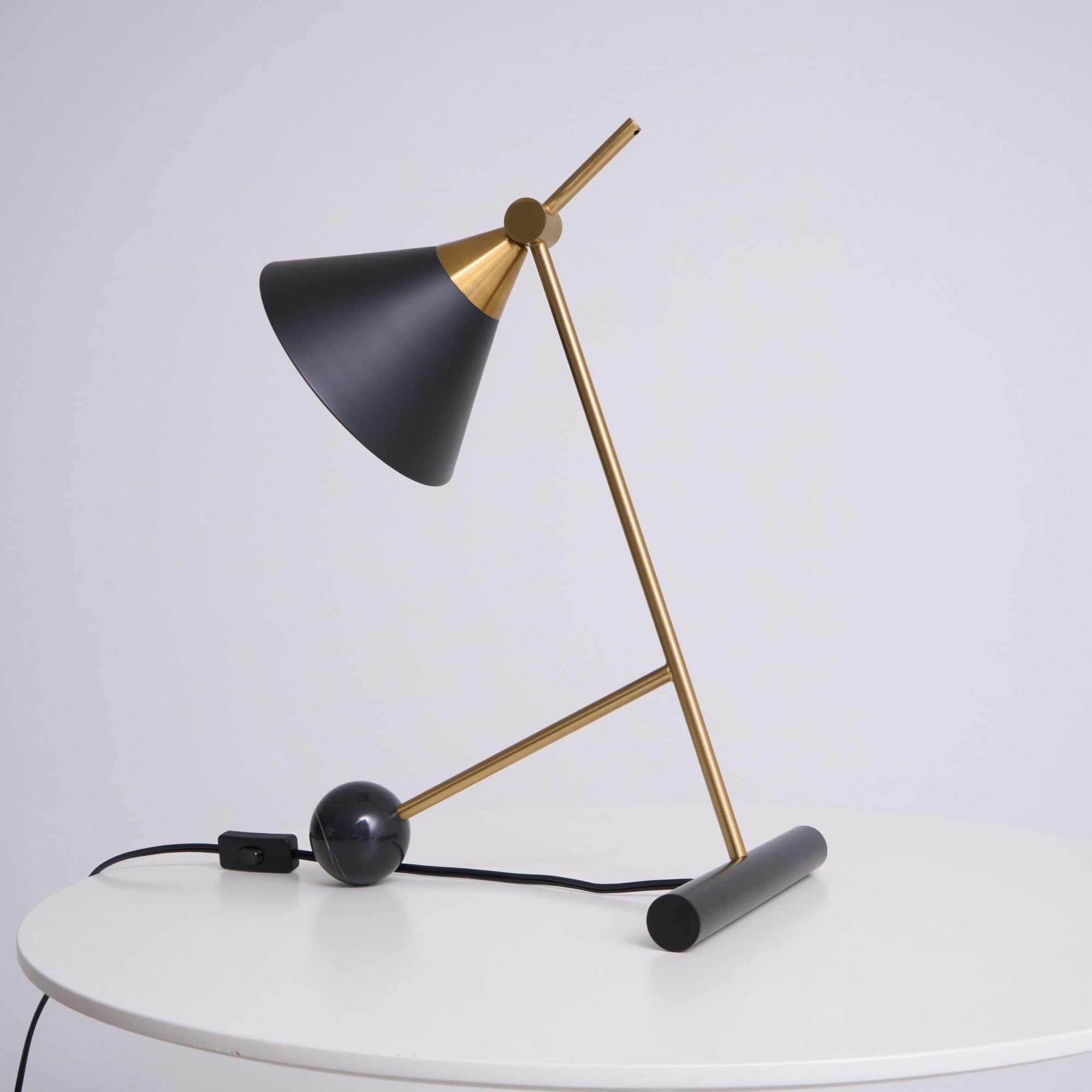 Cleo Table Lamp - Modern LED Desk Light with Adjustable Brightness for Home Office, Bedroom & Study Room - Perfect for Reading, Working & Decor