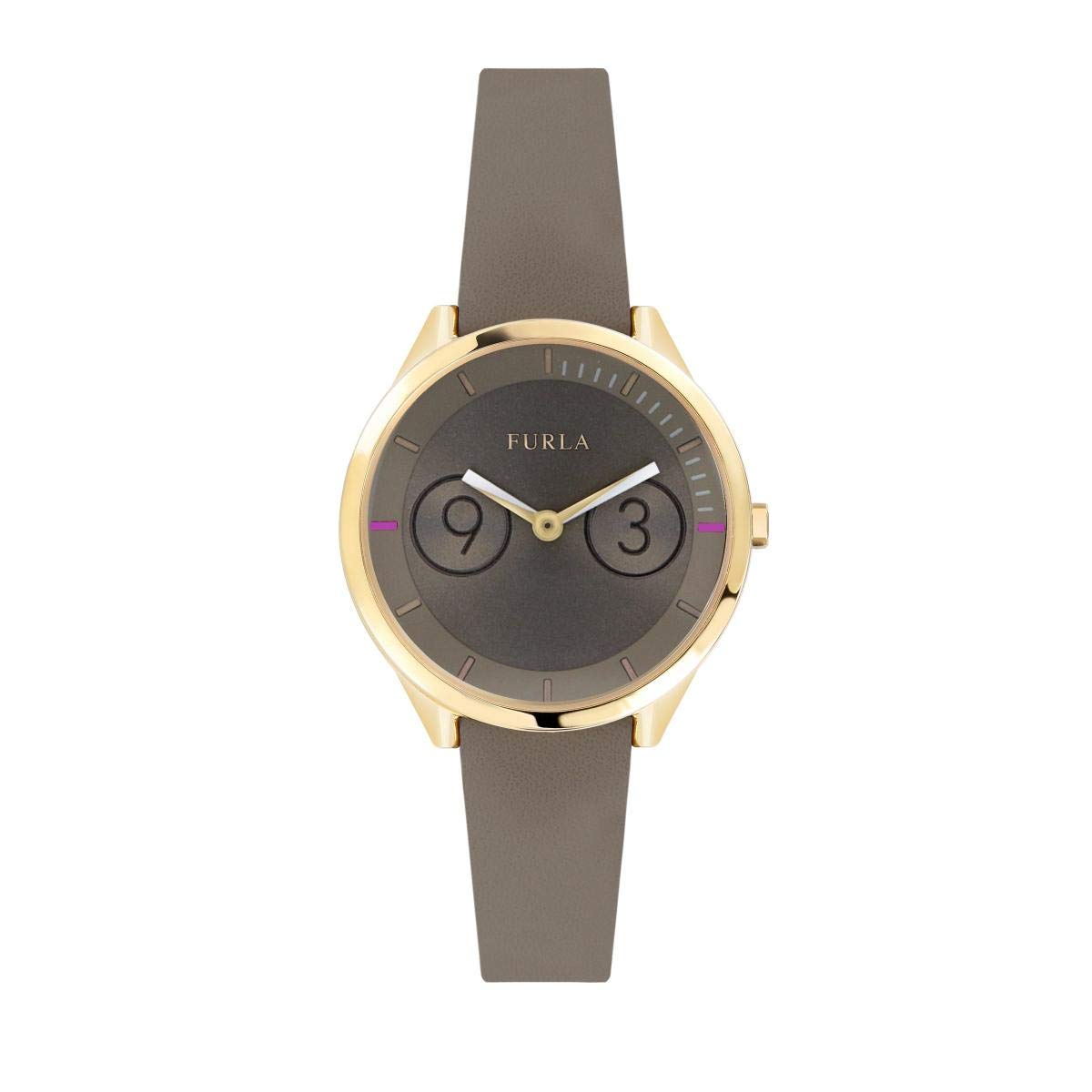 Furla Metropolis Women's Leather Strap Watch R4251102510 - Stylish Brown Casual & Dress Timepiece for Everyday Wear