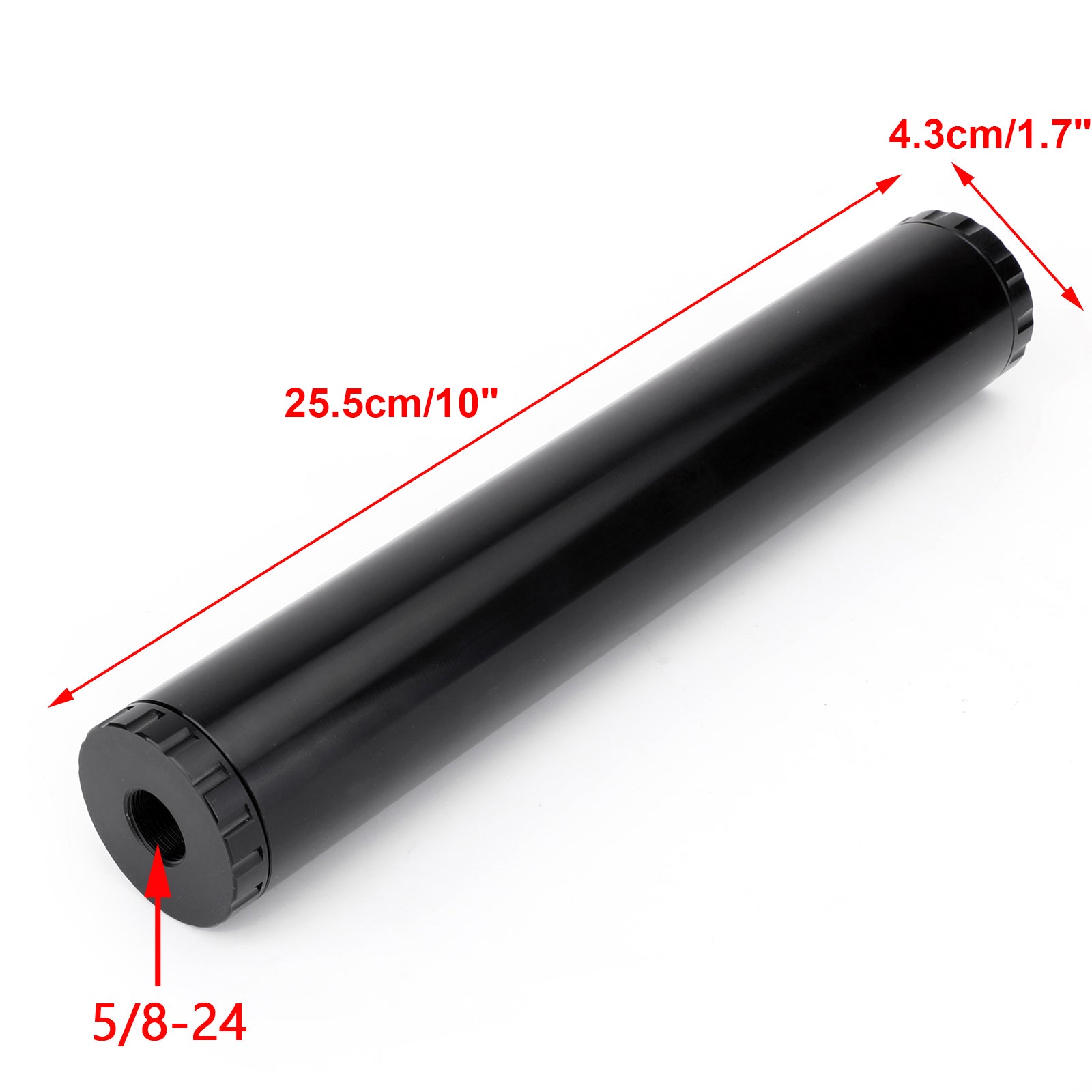 1 3/4X10 Aluminum 5/8-24 NAPA 4003 WIX 24003 Black Fuel Filter Replacement for Cars - Perfect for Engine Maintenance & Fuel System Protection