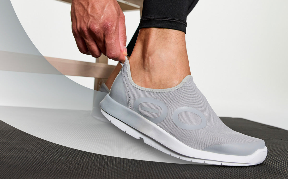 Men's OOmg Sport Low Shoe - Lightweight Running Sneakers for Men in Slate Fade | Breathable Mesh & Cushioned Support | Perfect for Gym, Jogging & Casual Wear (On Sale)