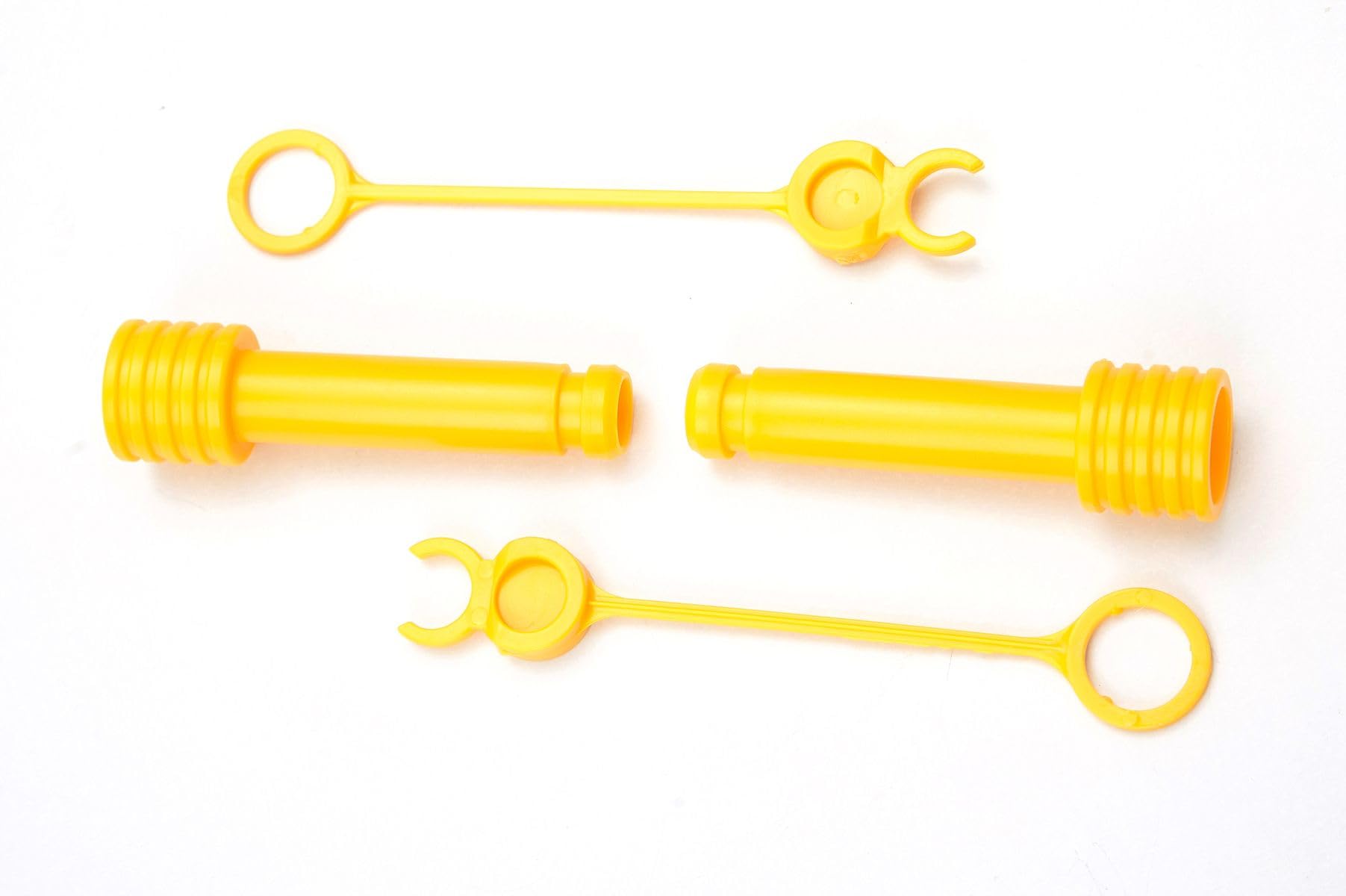 Rolly Toys Replacement Parts Set - 2 Bolts & 2 Clips in Yellow - Compatible with Rolly Toys Trailer & Loader Trac X59901700000 - Perfect for DIY Repairs & Toy Maintenance